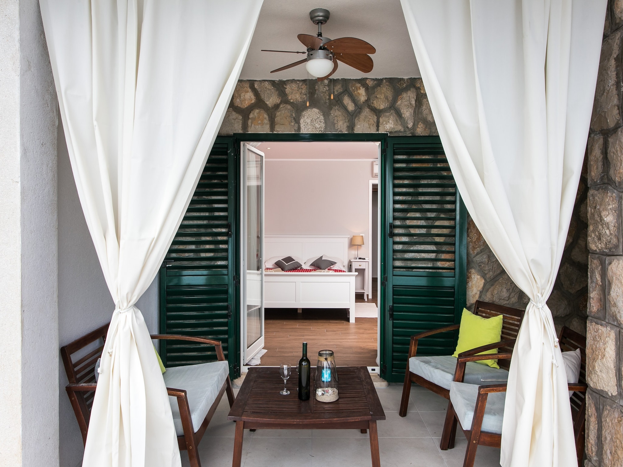 Apartmá Villa Mirjana - Studio Apartment with Terrace and