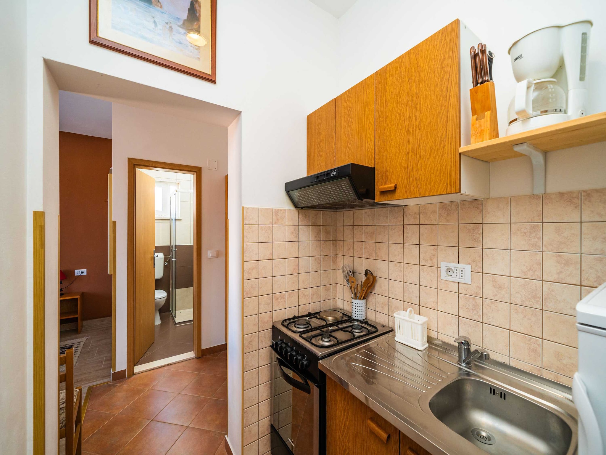 Apartmá Apartments Senjo - Studio Apartment with Balcony a