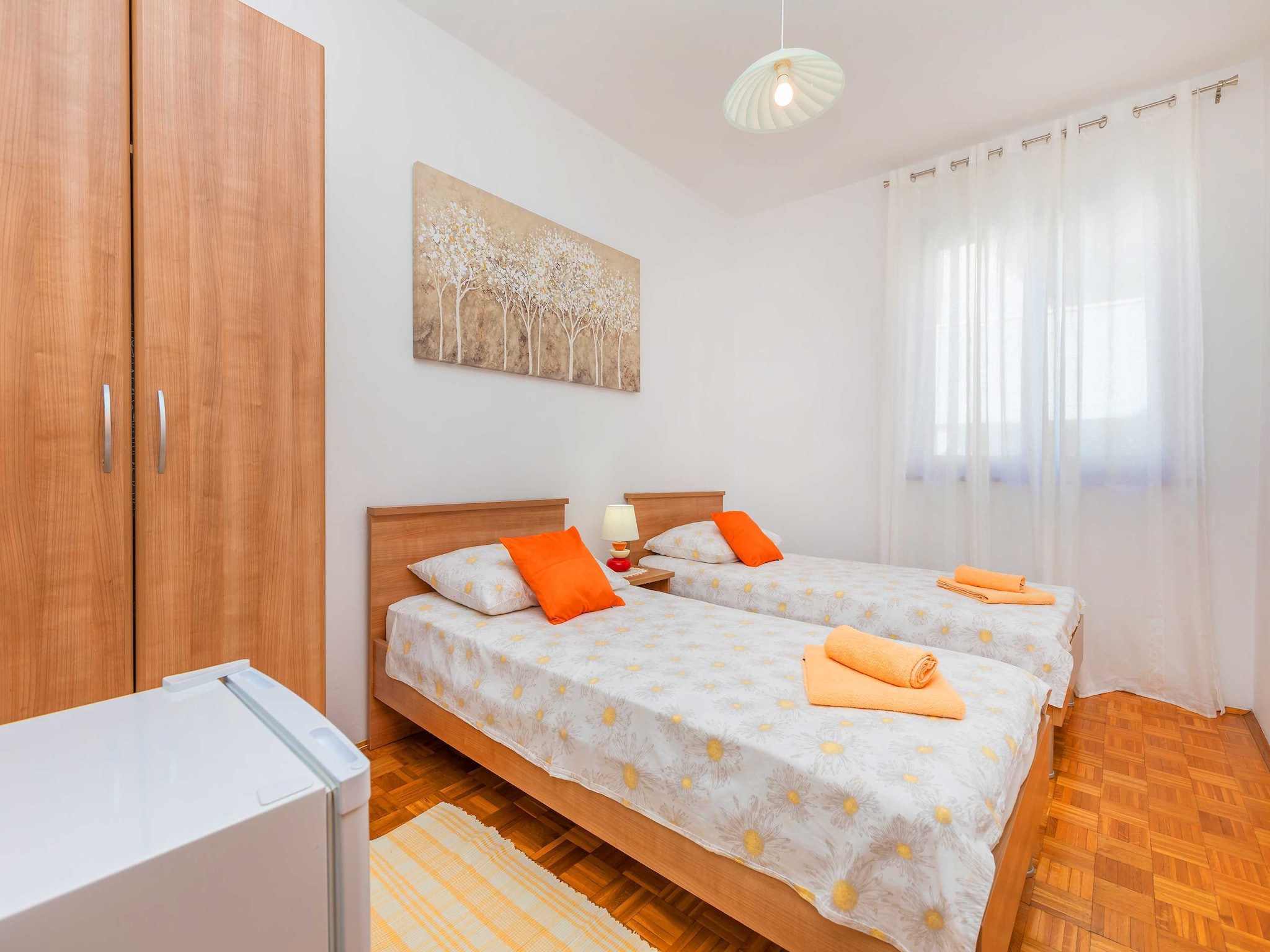 Apartmá Rooms Ivo - Twin Room with Shared Bathroom