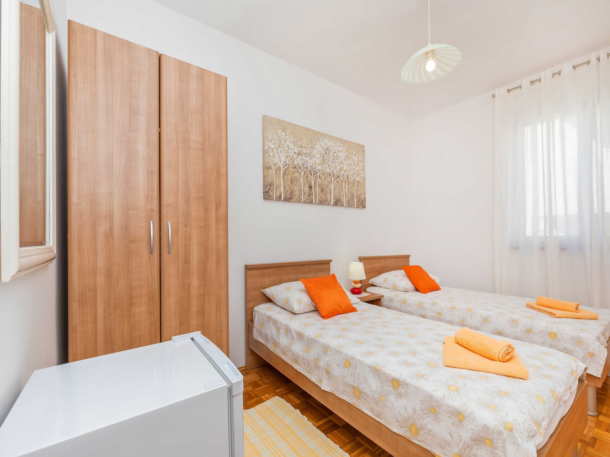 Apartmá Rooms Ivo - Twin Room with Shared Bathroom