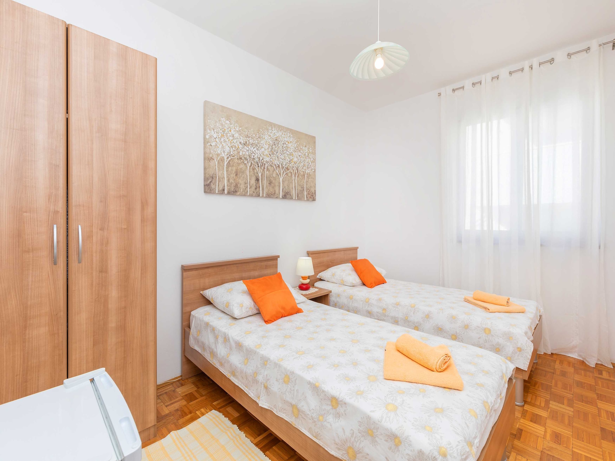 Apartmá Rooms Ivo - Twin Room with Shared Bathroom