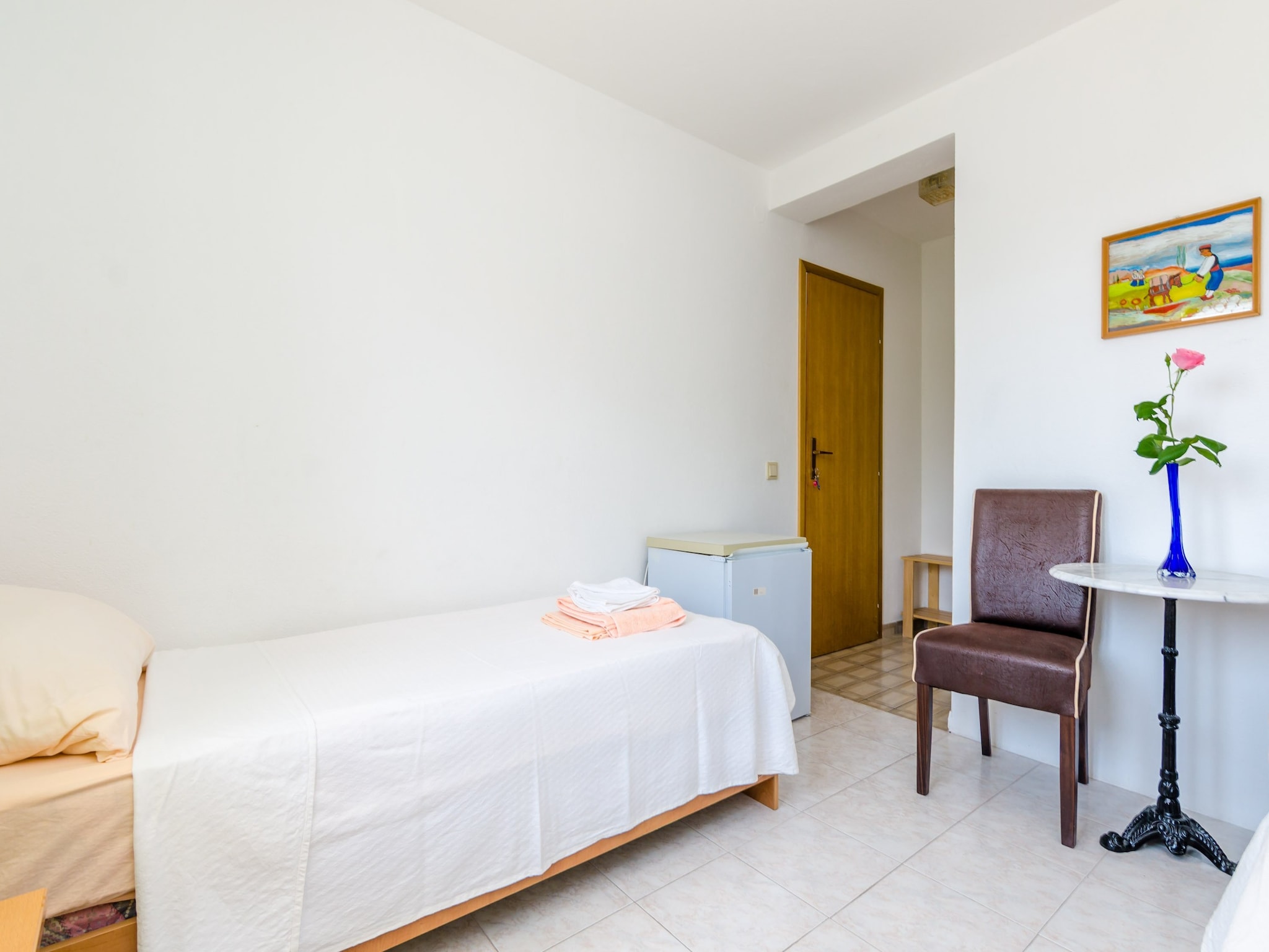 Apartmá Villa Bind - Twin Room with Patio and Garden View