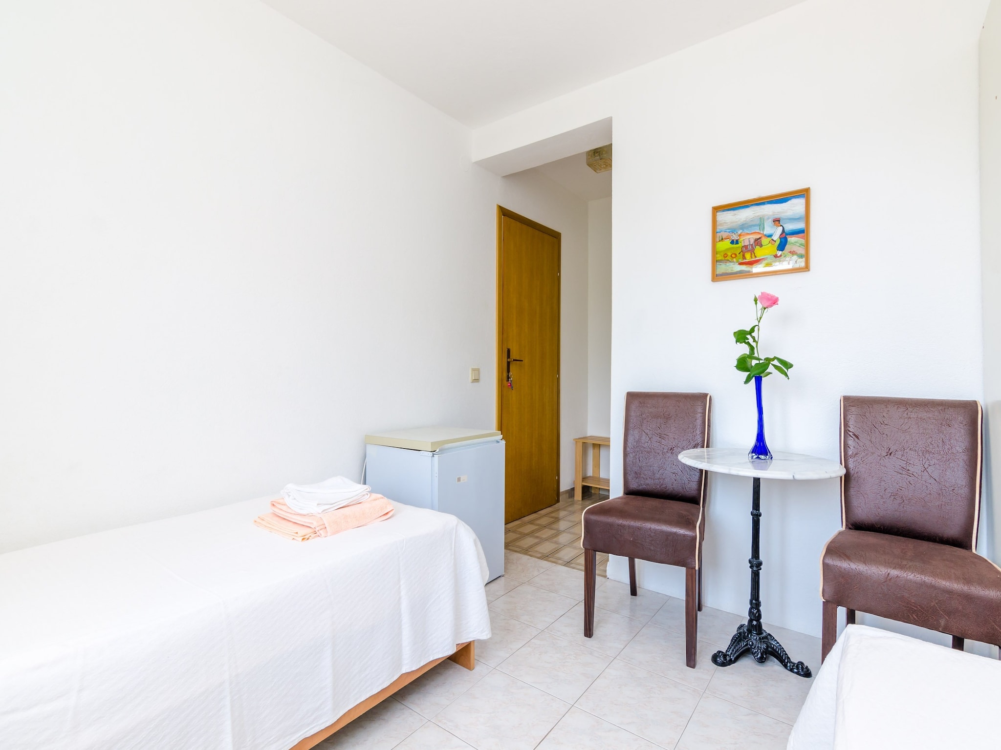 Apartmá Villa Bind - Twin Room with Patio and Garden View