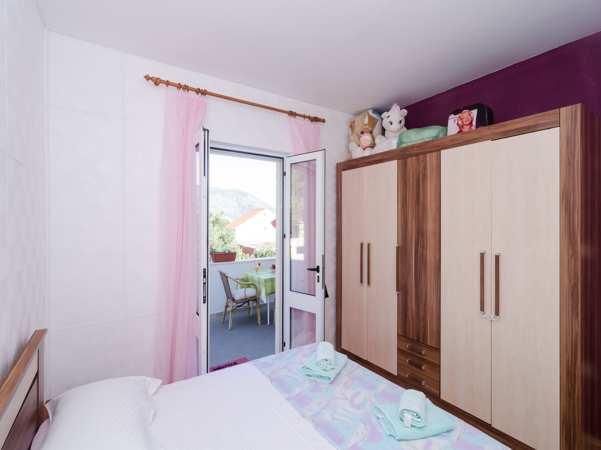 Apartmá Leo's Room - Double Room with Balcony and Sea View