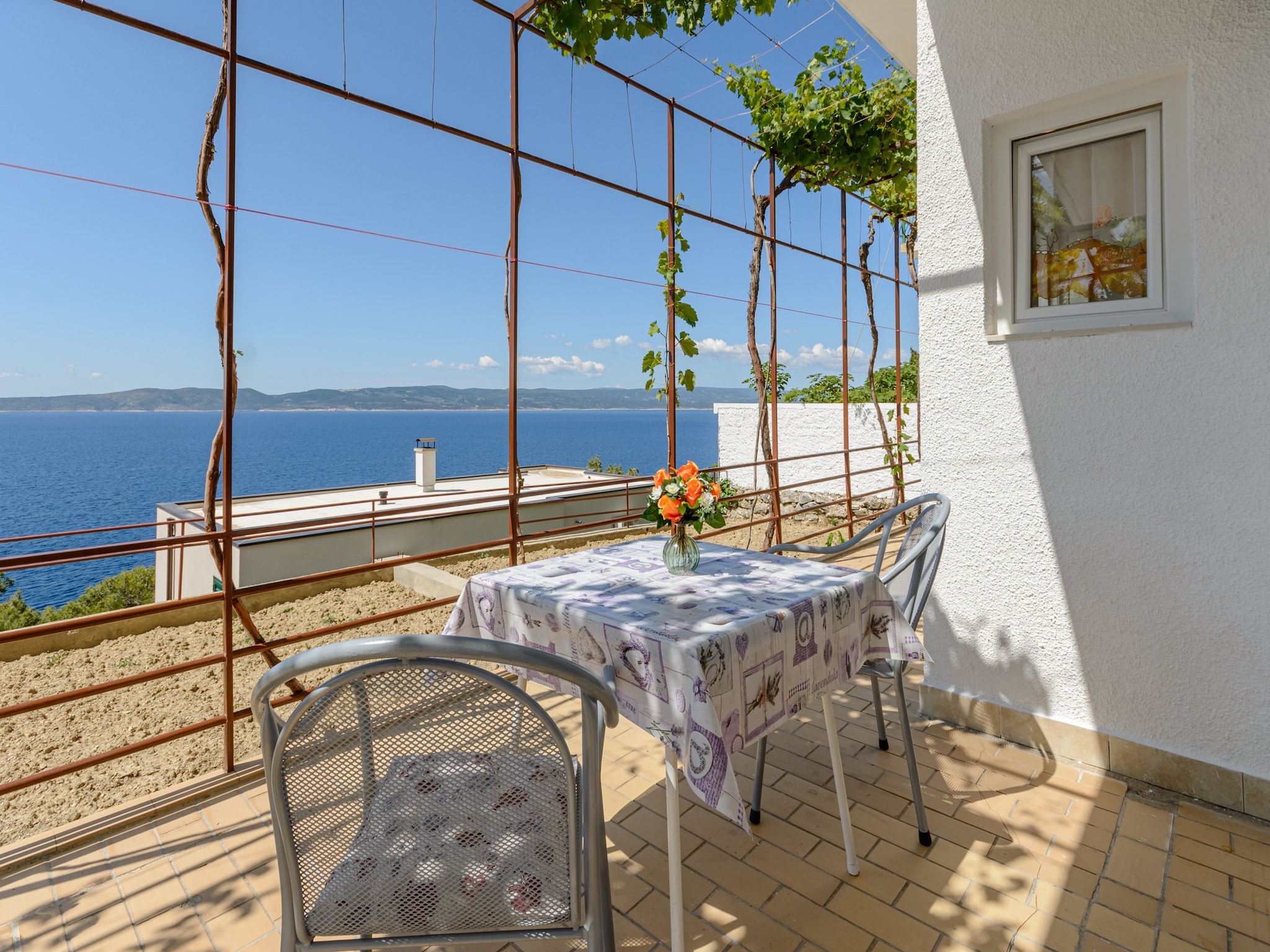 Apartmá Rooms Sani- Double Room with Terrace and Sea View