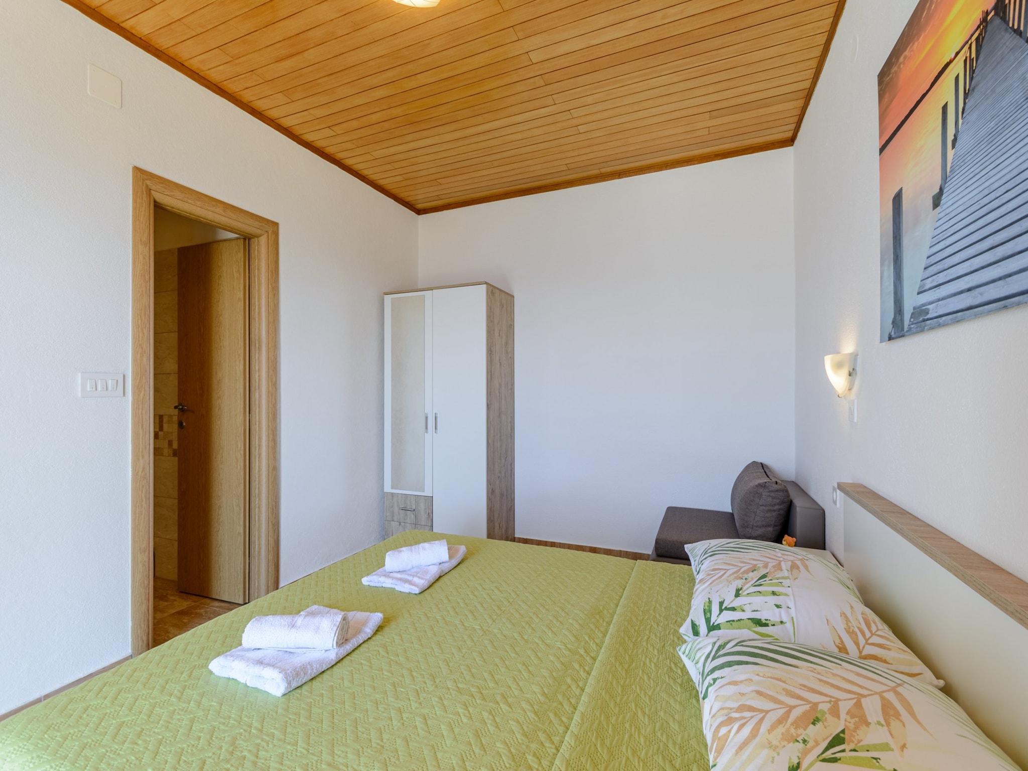 Apartmá Rooms Sani- Double Room with Terrace and Sea View