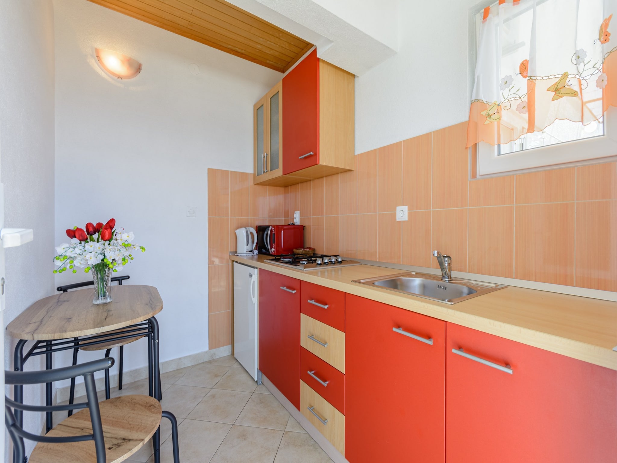 Apartmá Rooms Sani- Double Room with Terrace and Sea View