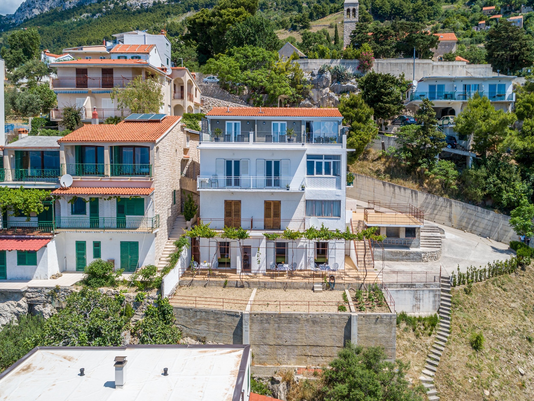 Lomahuoneisto Rooms Sani - Double Room with Terrace and Sea View