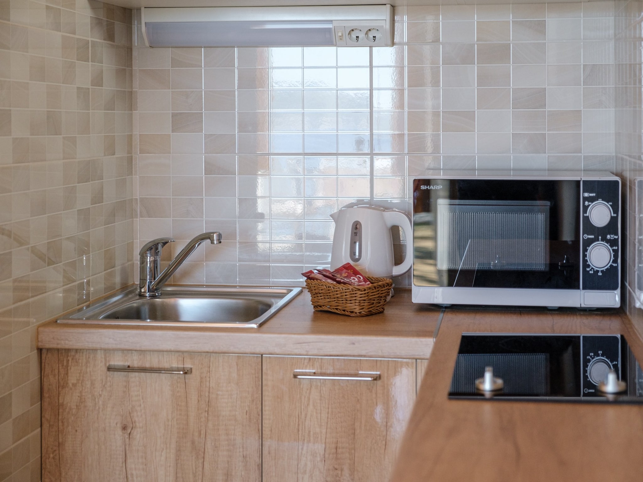 Apartmá Rooms Sani - Double Room with Terrace and Sea View