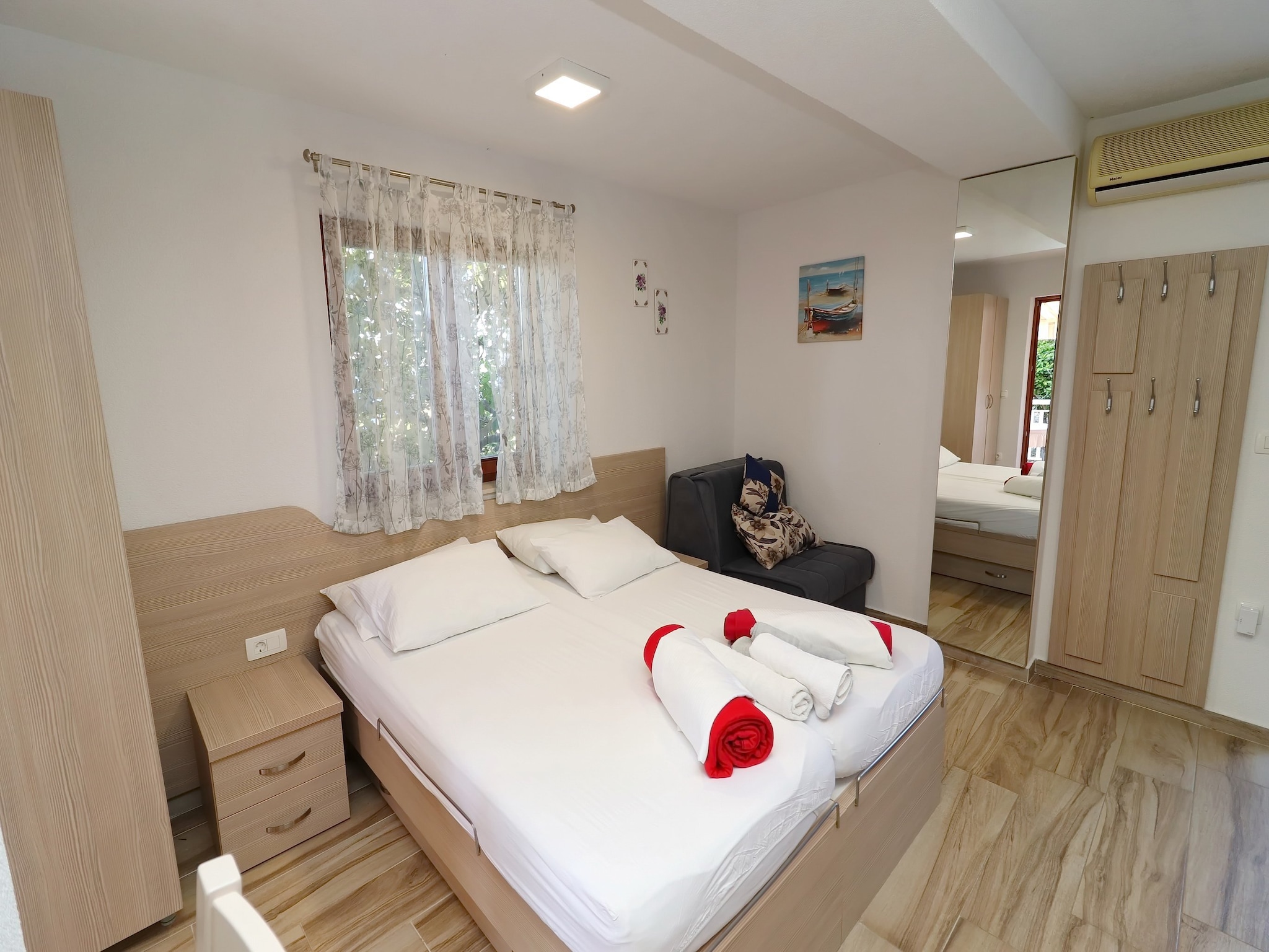 Apartmá Seaside Apartments Hrkać - Studio Apartment w