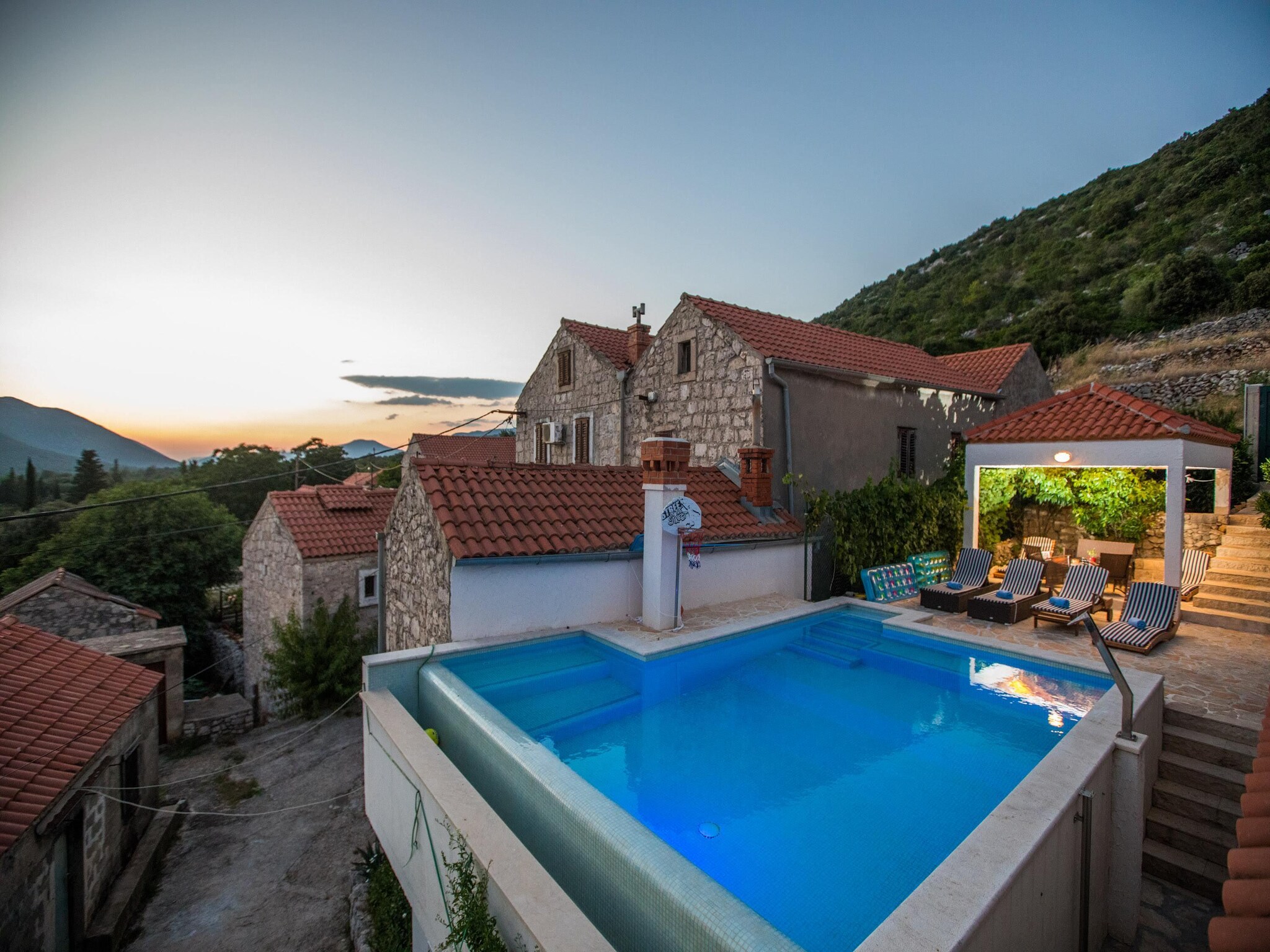 Ferienhaus Villa Stanka - Three Bedroom Villa with Private Po