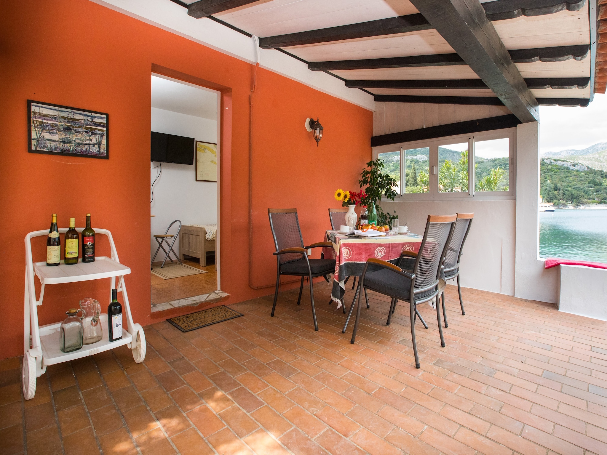 Apartmá Seaside Studio - Studio Apartment with Private Bea