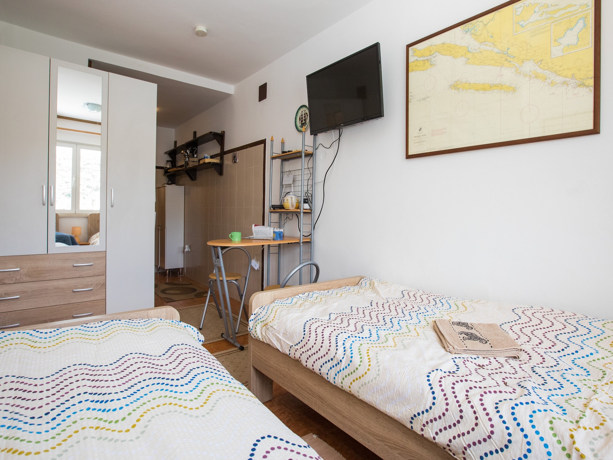 Apartmá Seaside Studio - Studio Apartment with Private Bea