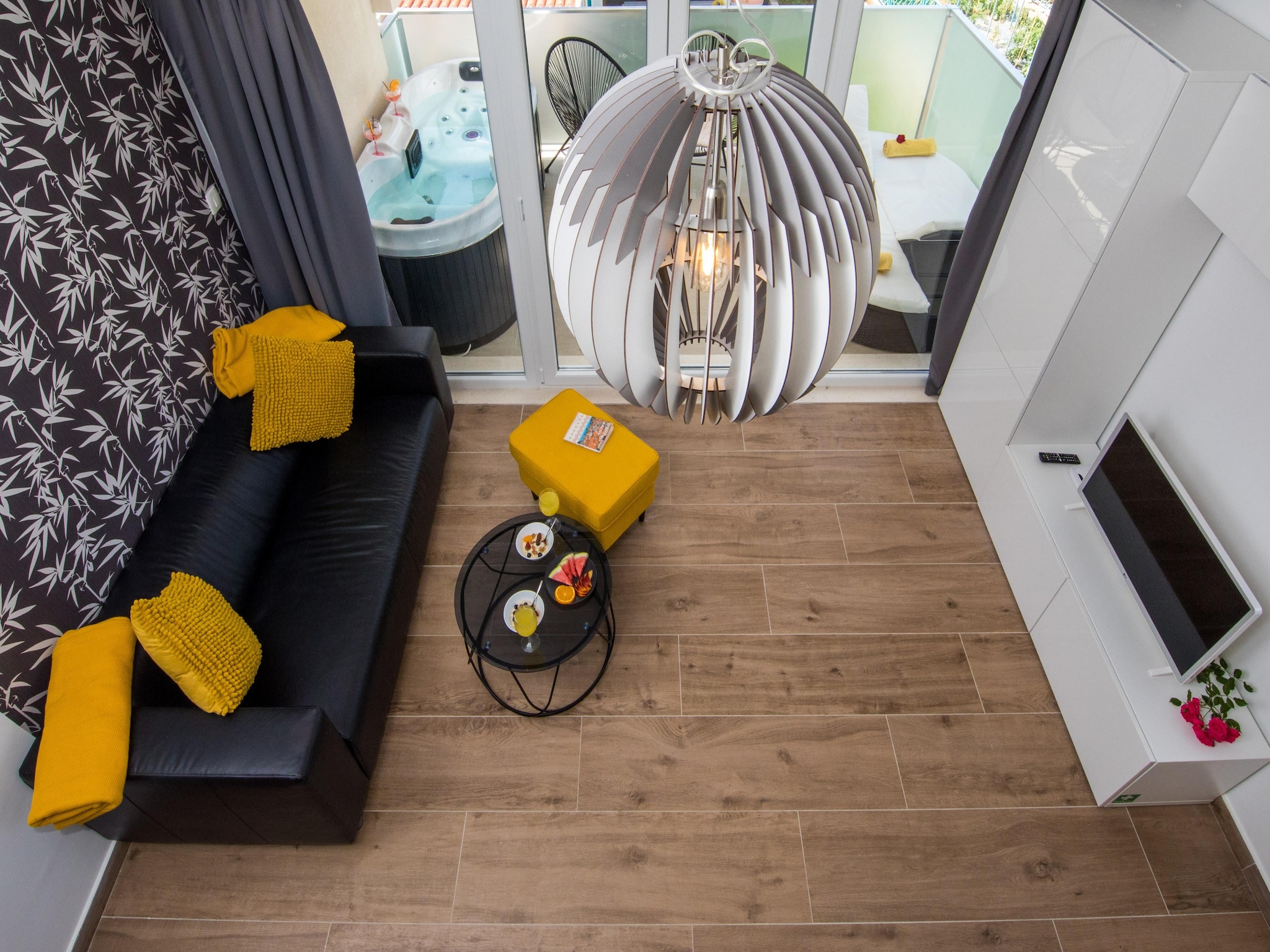 Apartmá Apartment Velvet - Studio Apartment with Hot Tub