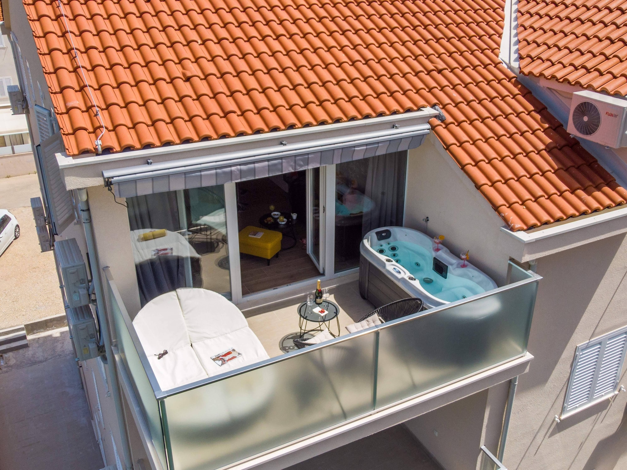 Apartmá Apartment Velvet - Studio Apartment with Hot Tub