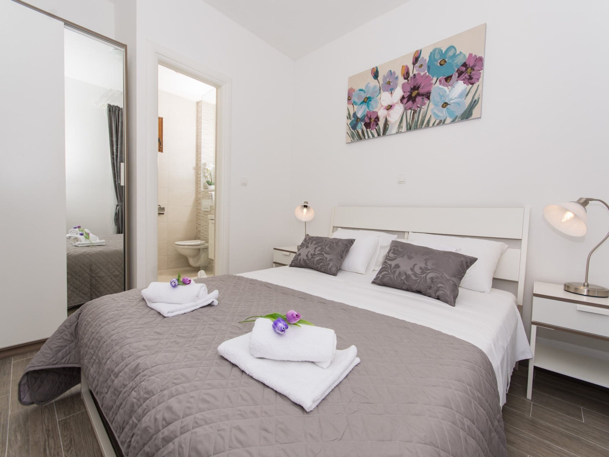 Apartmá Villa LA-Comfort One Bedroom Apartment with Sea Vi
