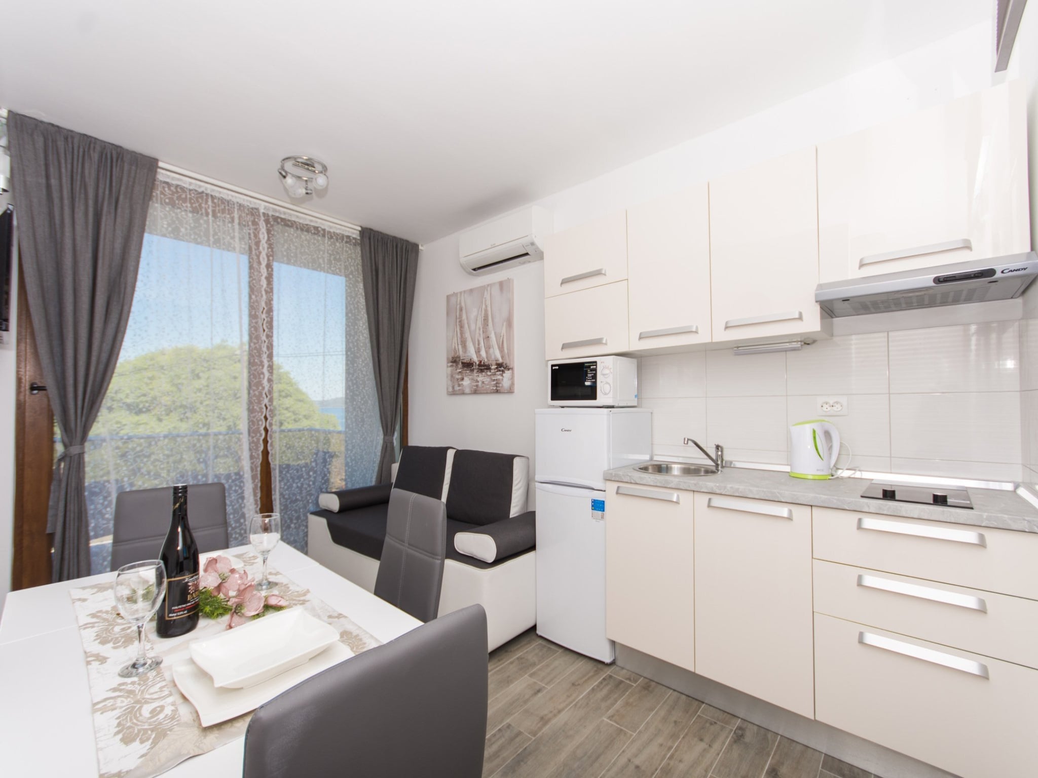 Apartmá Villa LA-Comfort One Bedroom Apartment with Sea Vi