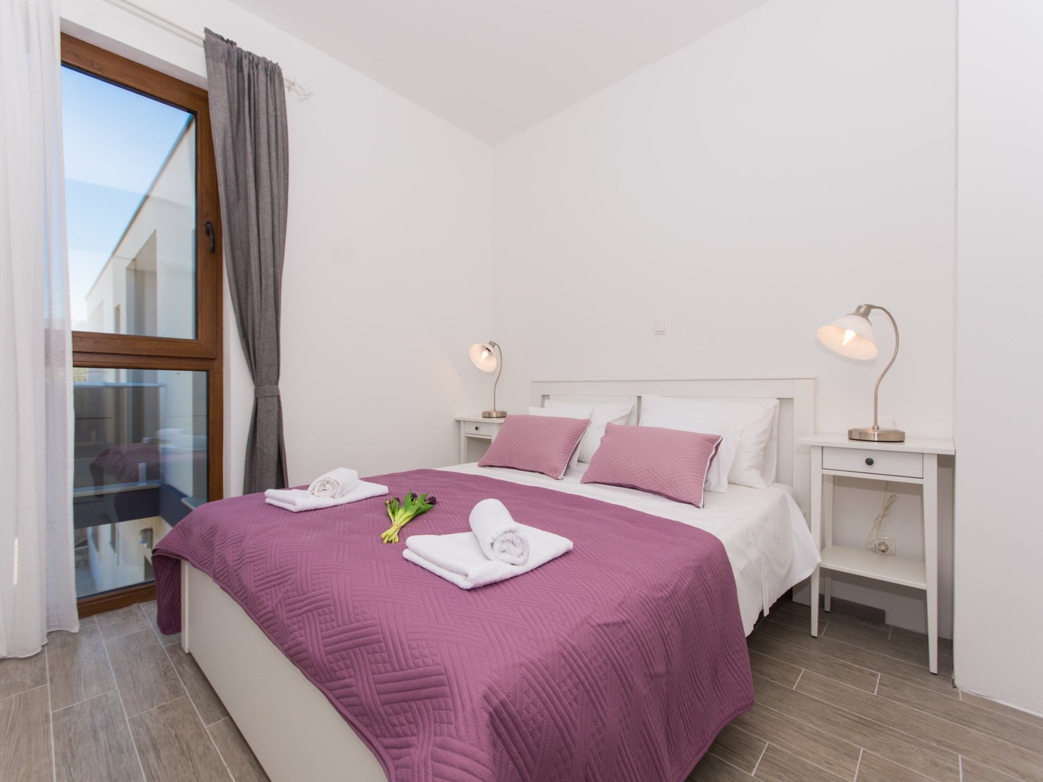 Apartmá Villa LA-Comfort One Bedroom Apartment with Sea Vi
