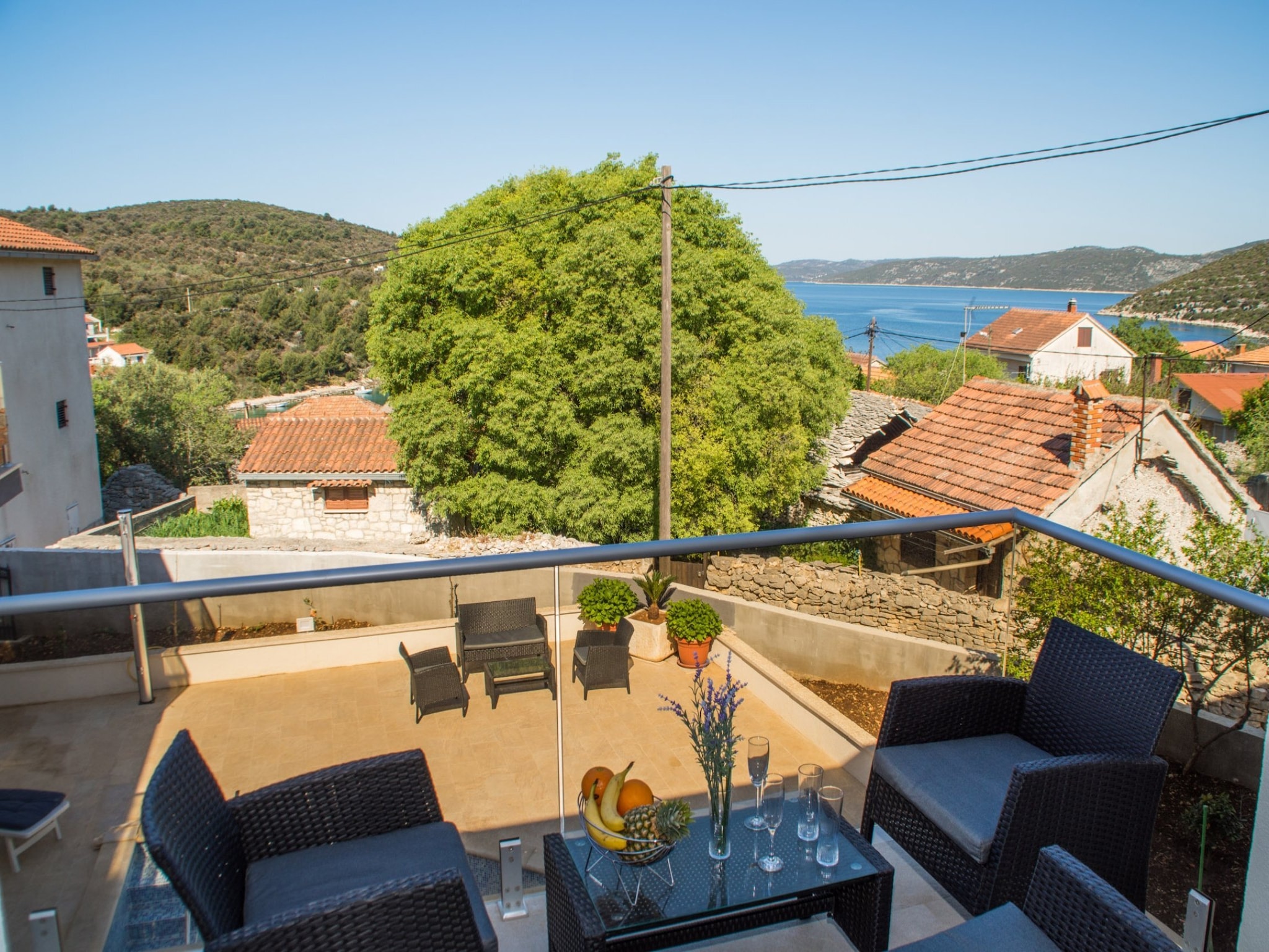 Apartmá Villa LA-Comfort One Bedroom Apartment with Sea Vi