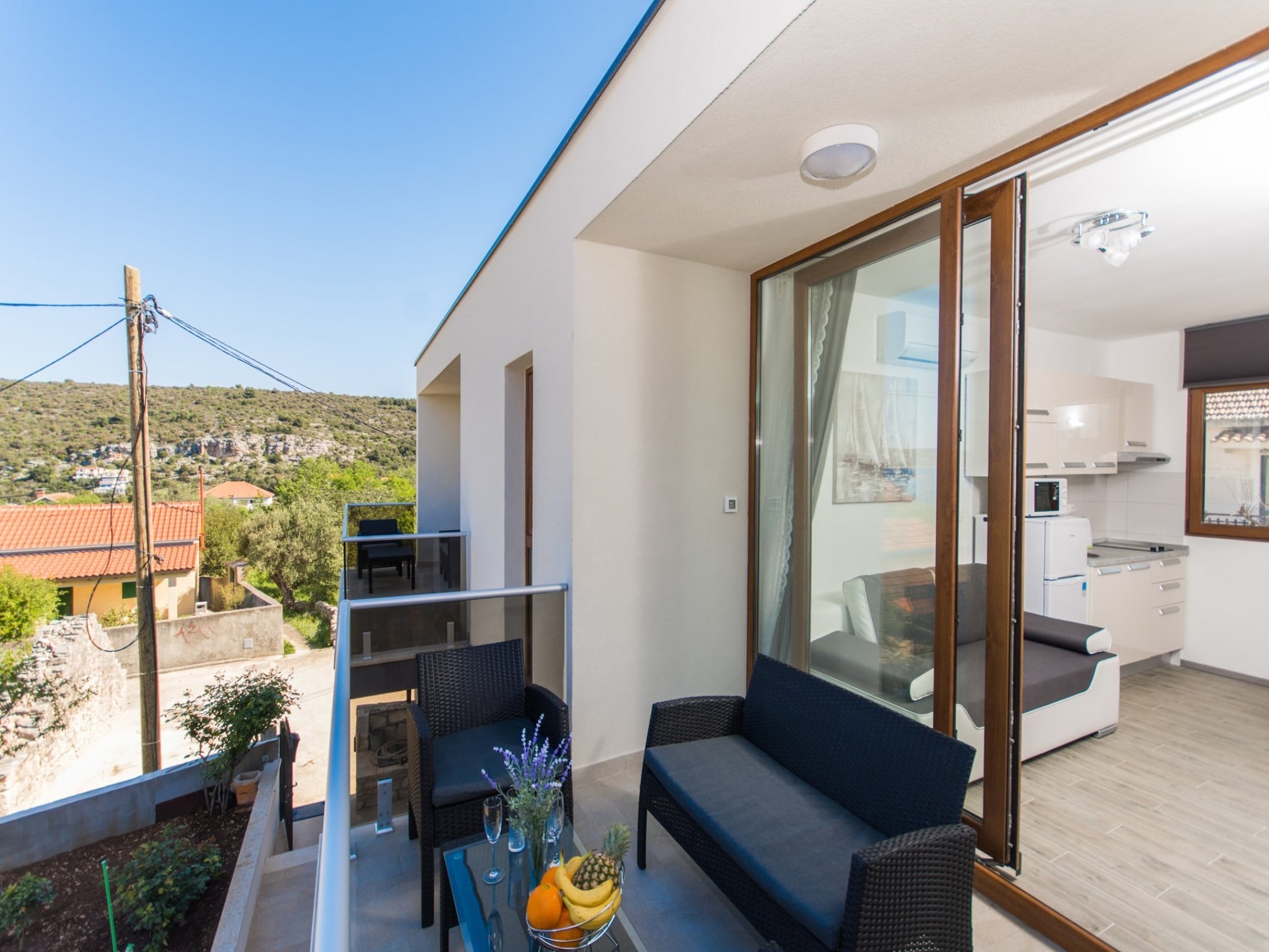 Apartmá Villa LA-Comfort One Bedroom Apartment with Sea Vi
