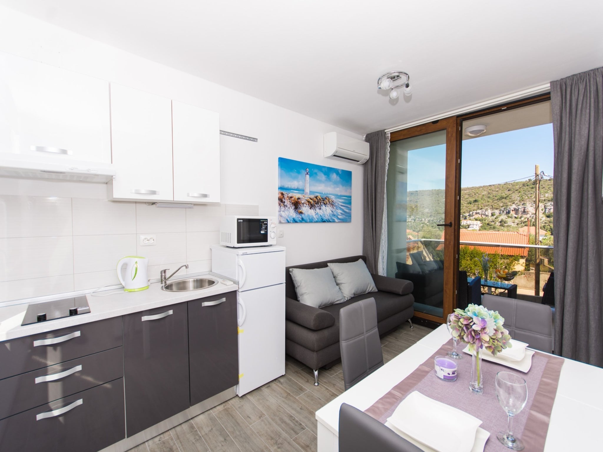 Apartmá Villa LA-Comfort One Bedroom Apartment with Sea Vi