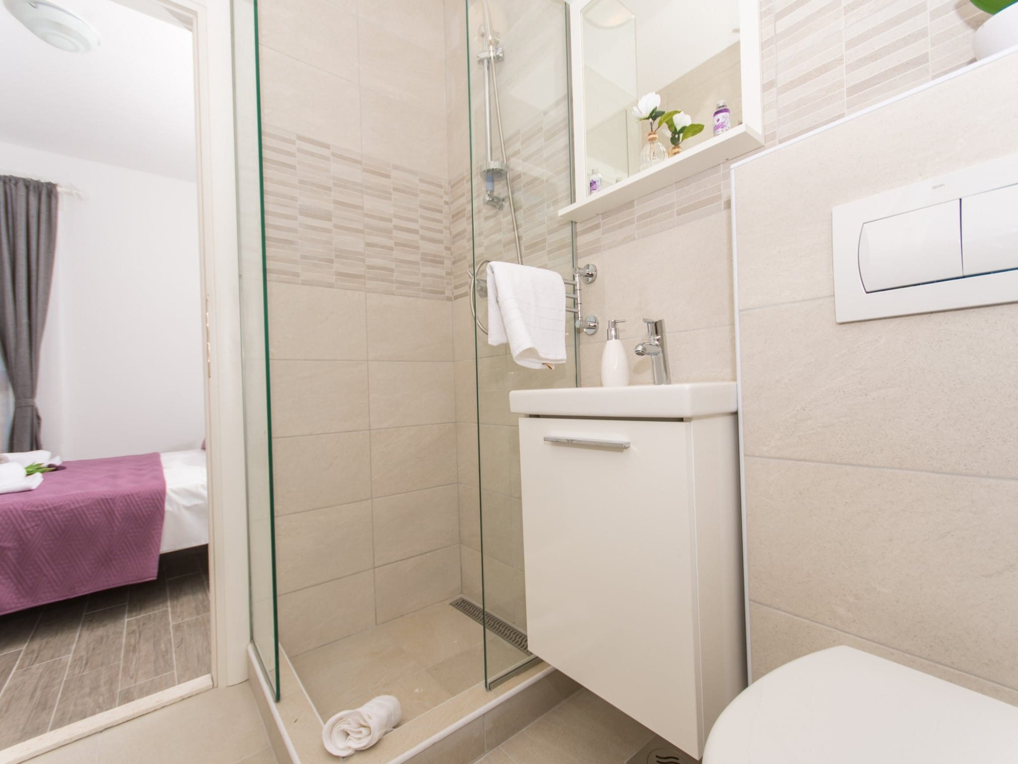 Apartmá Villa LA-Comfort One Bedroom Apartment with Sea Vi
