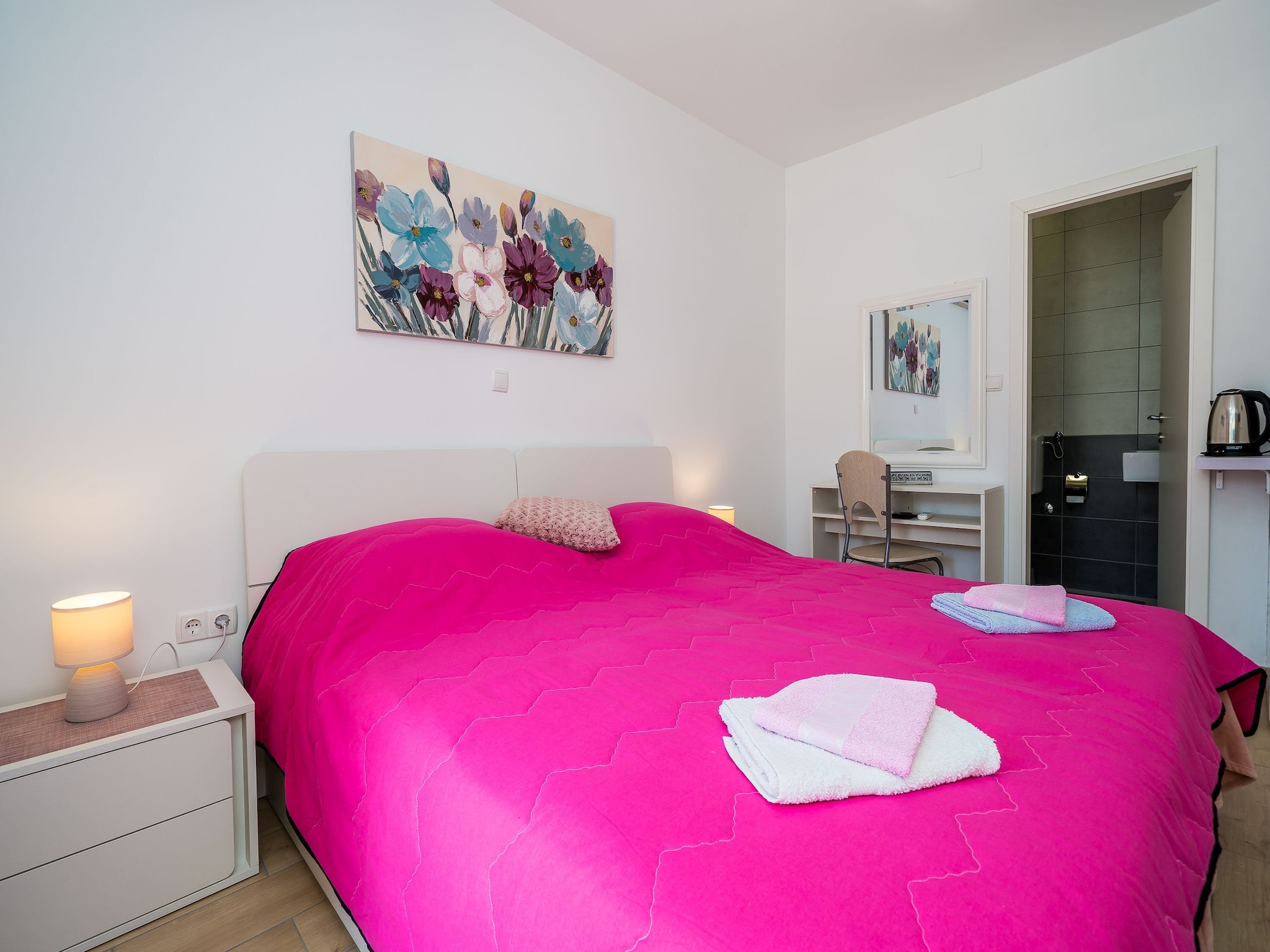 Apartmá Villa Marija-Twin room with Kitchen and Terrace-4