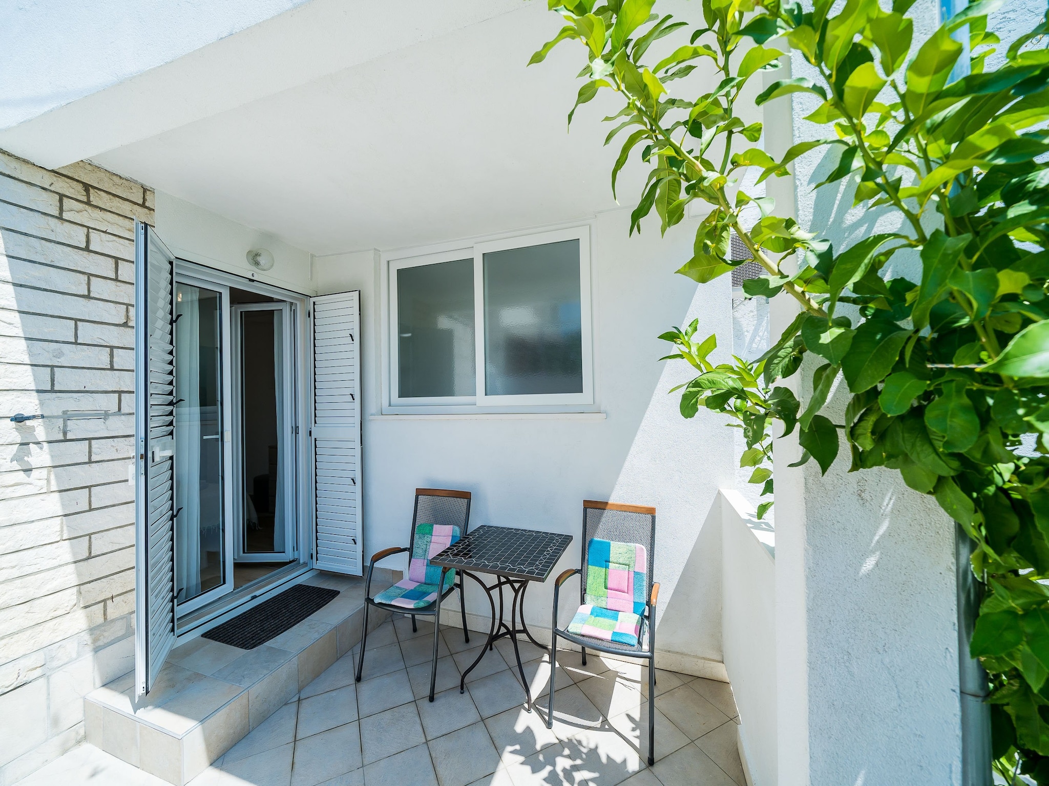 Apartmá Villa Marija-Double room with Kitchen and Terrace-
