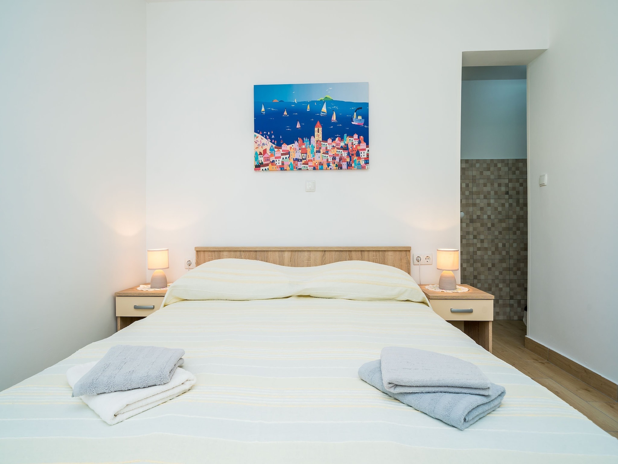Apartmá Villa Marija-Double room with Kitchen and Terrace-