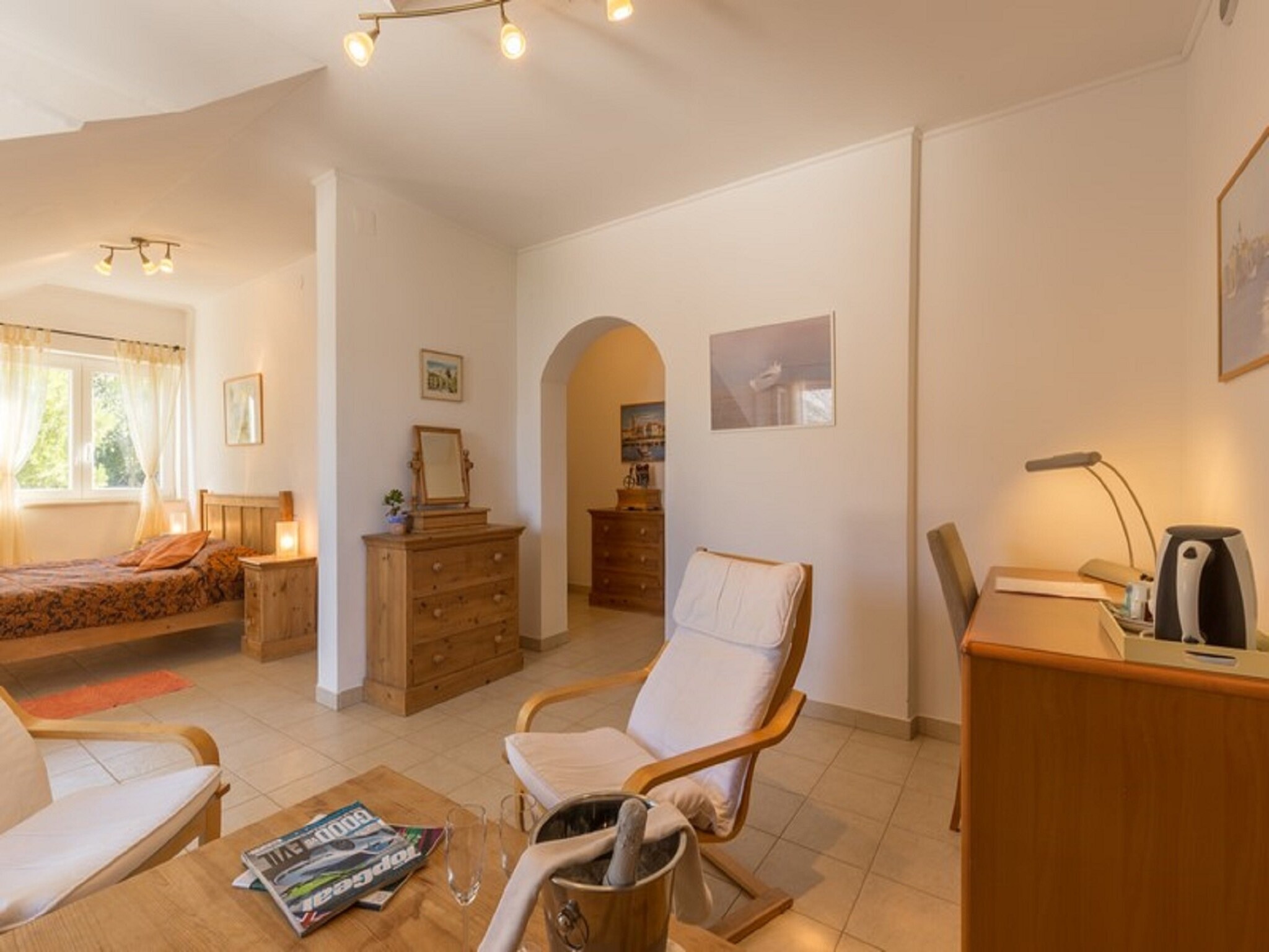 Apartment Castelletto - Deluxe Double Room with Sea View and