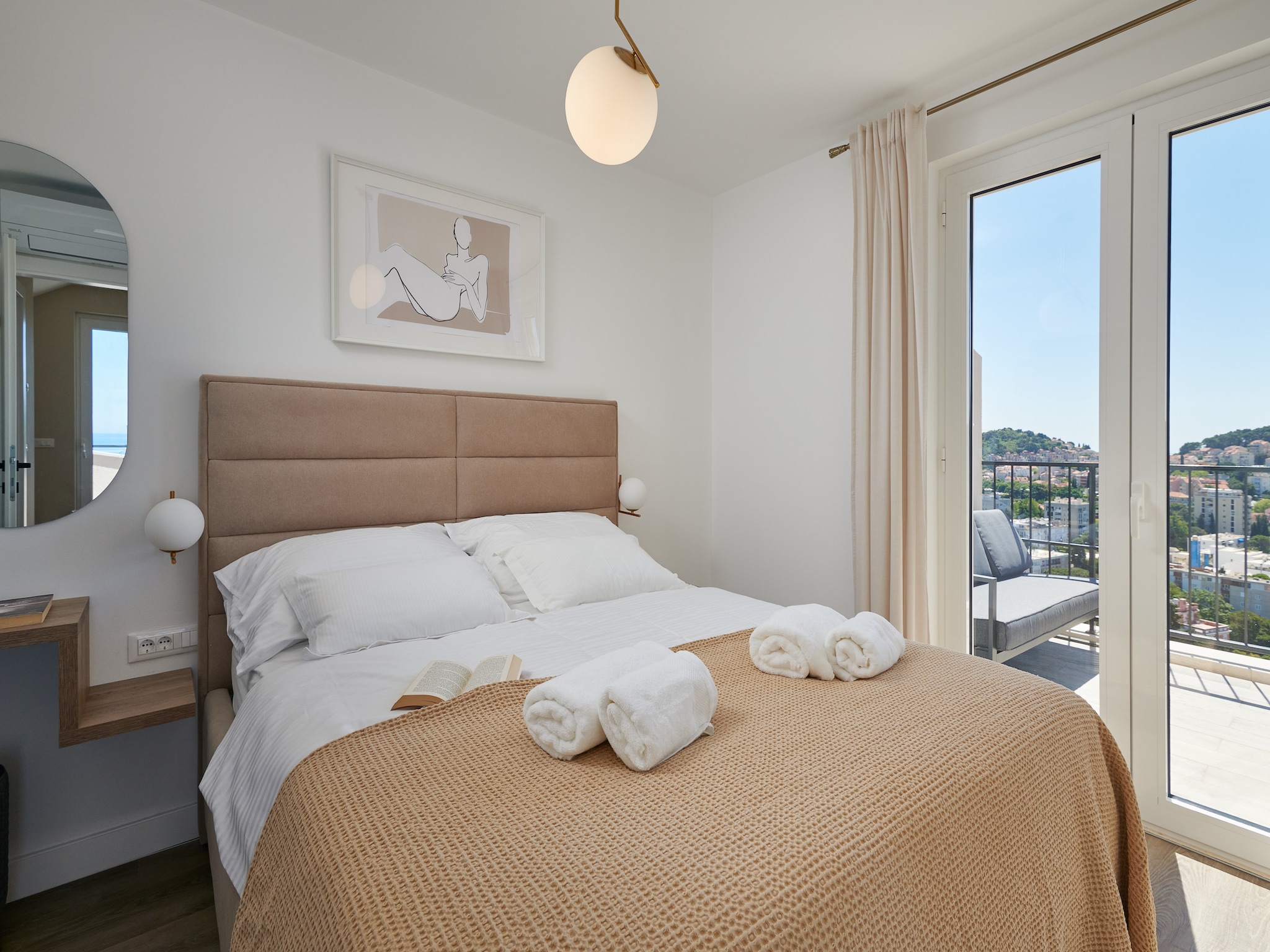 Apartmá Apartment Blù-Two Bedroom Apartment with Terr