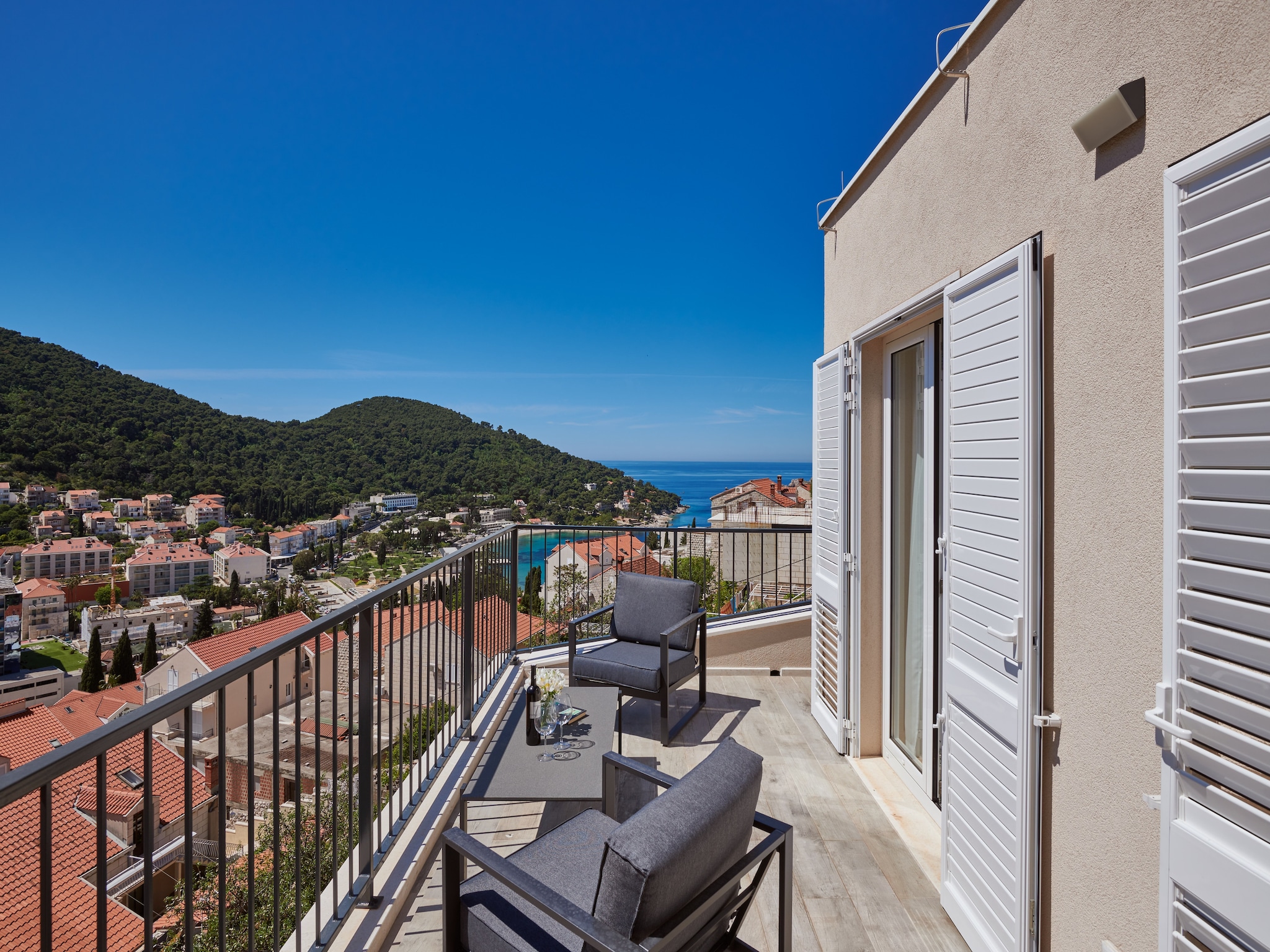 Apartmá Apartment Blù-Two Bedroom Apartment with Terr