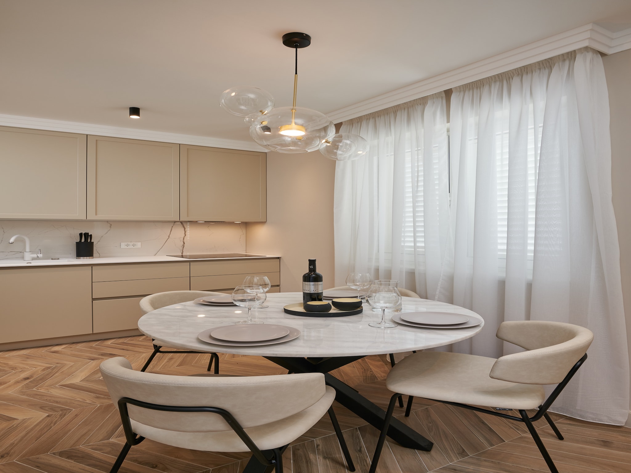 Apartmá Apartment Blù-Two Bedroom Apartment with Terr