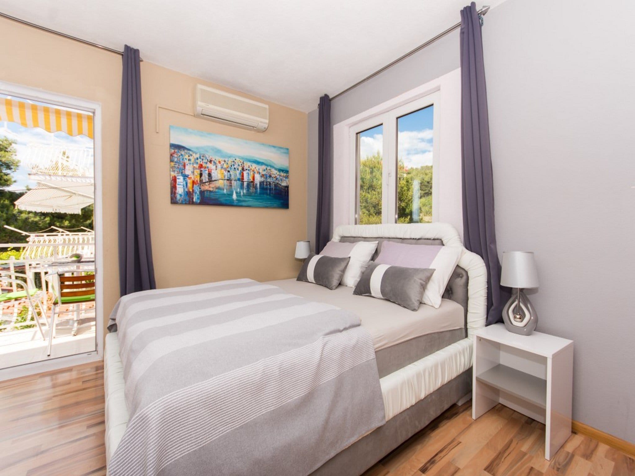 Apartmá Villa Stil - Studio Apartment with Balcony and Sea