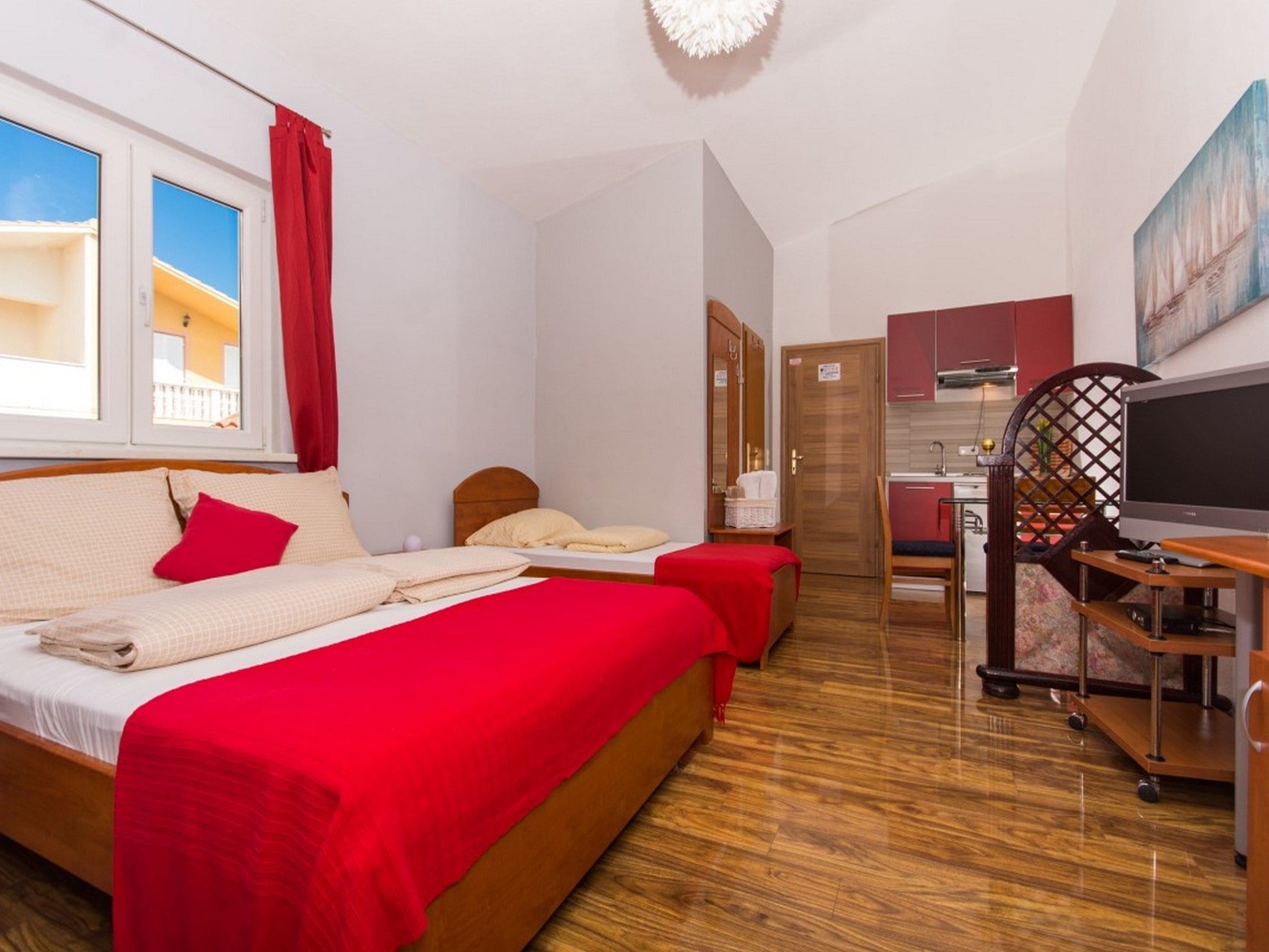 Apartmá Villa Stil - Studio Apartment with Balcony and Sea