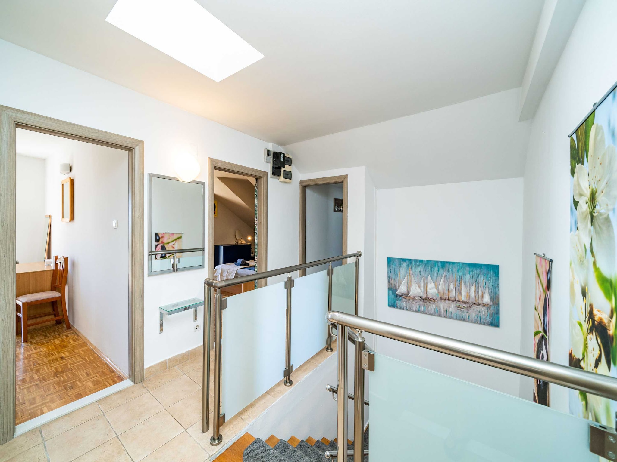 Apartmá Rooms Nina - Double or Twin room with shared terra