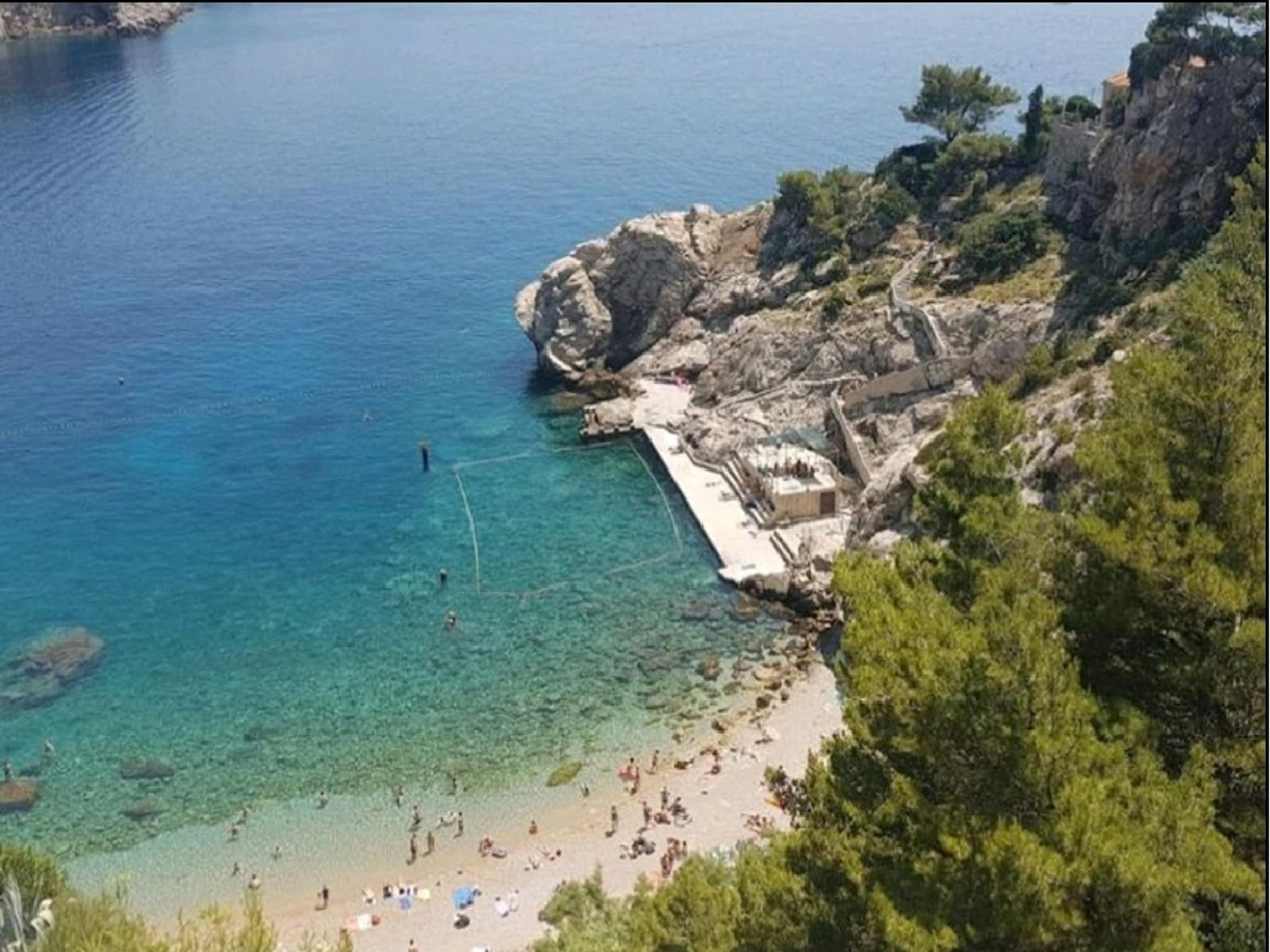 Apartmá Rooms Nina - Double room with Sea View and shared
