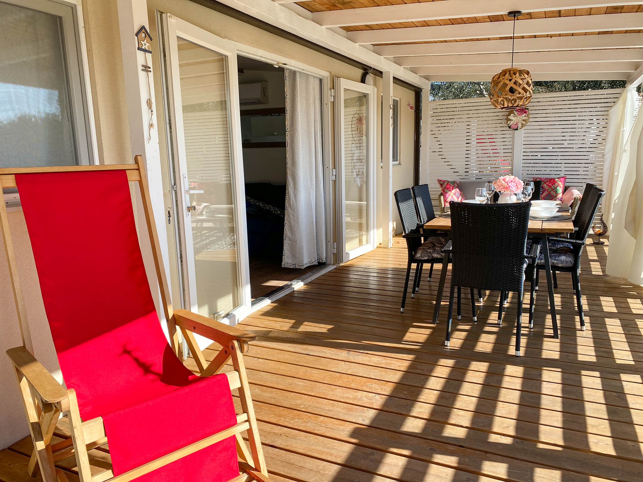 Apartmá Olive Tree Neo & Lino - Two Bedroom Mobile Home wi