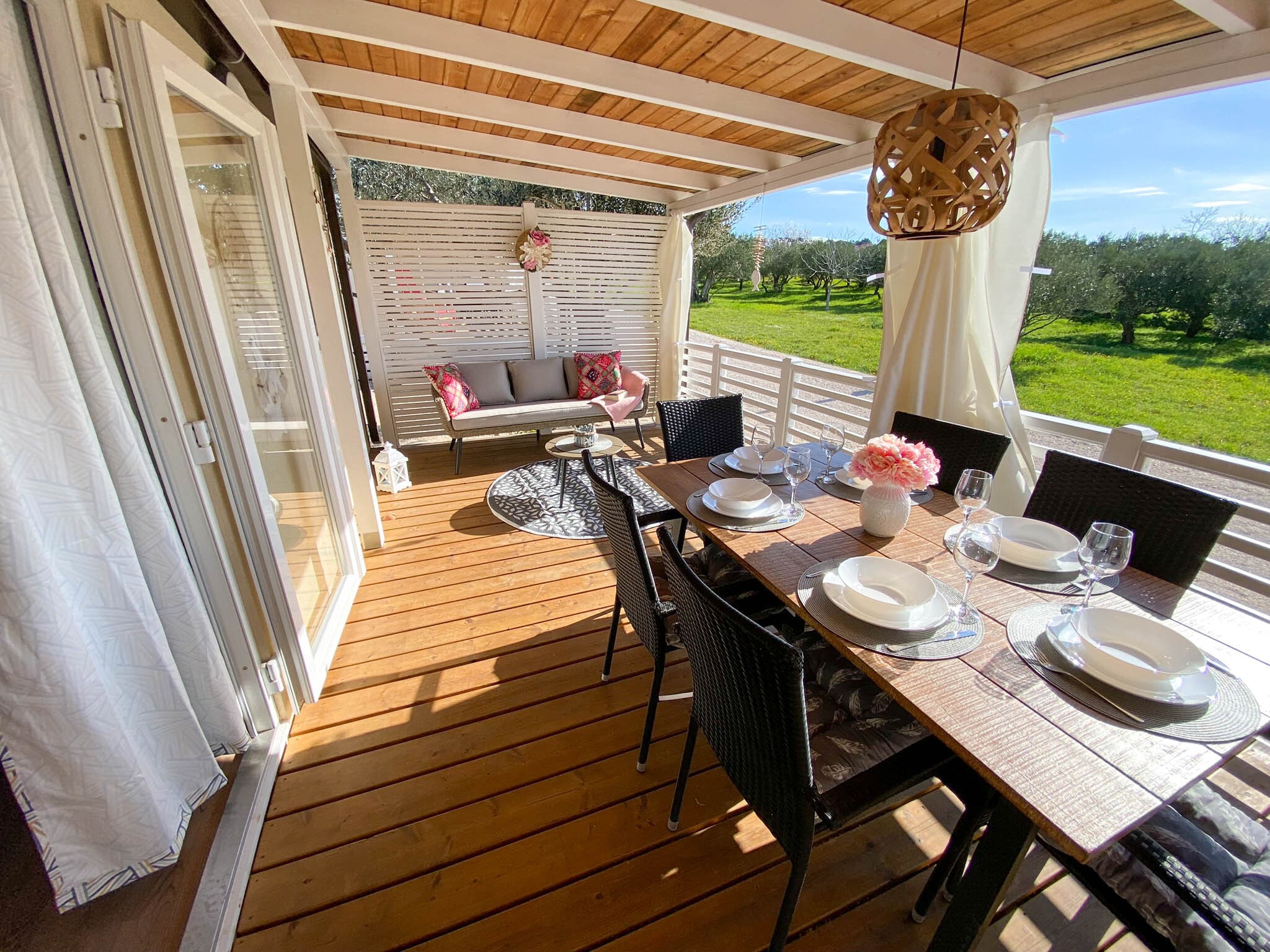 Apartmá Olive Tree Neo & Lino - Two Bedroom Mobile Home wi