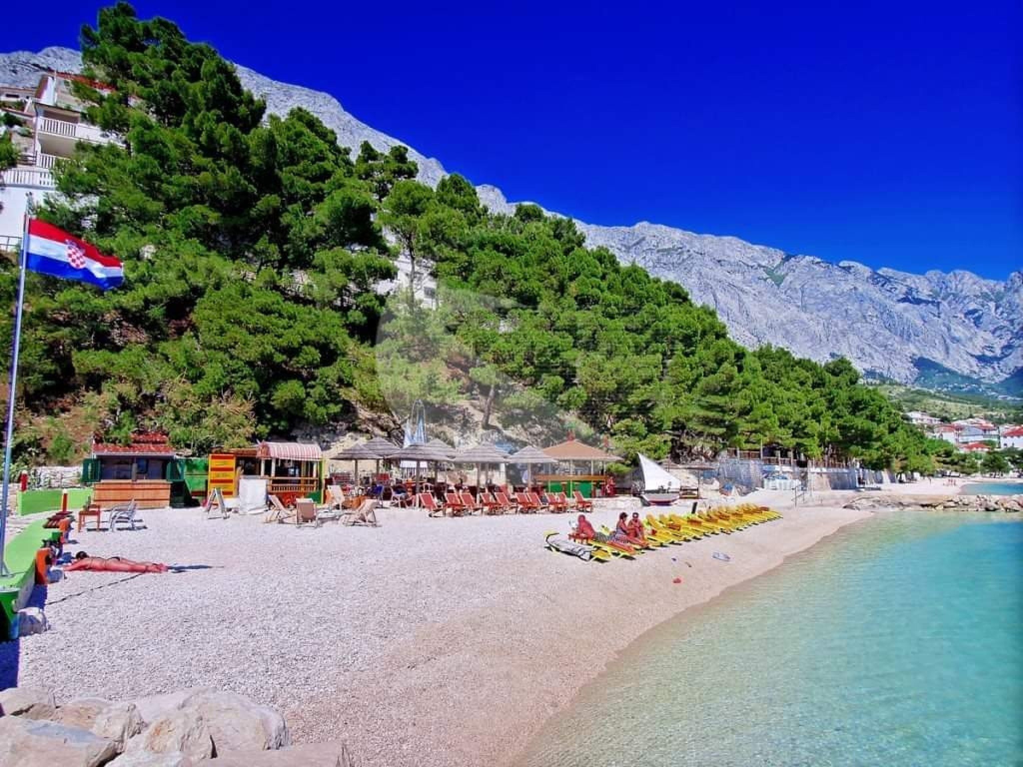 Ferienwohnung Apartments Pezo - Studio Apartment with Sea View (