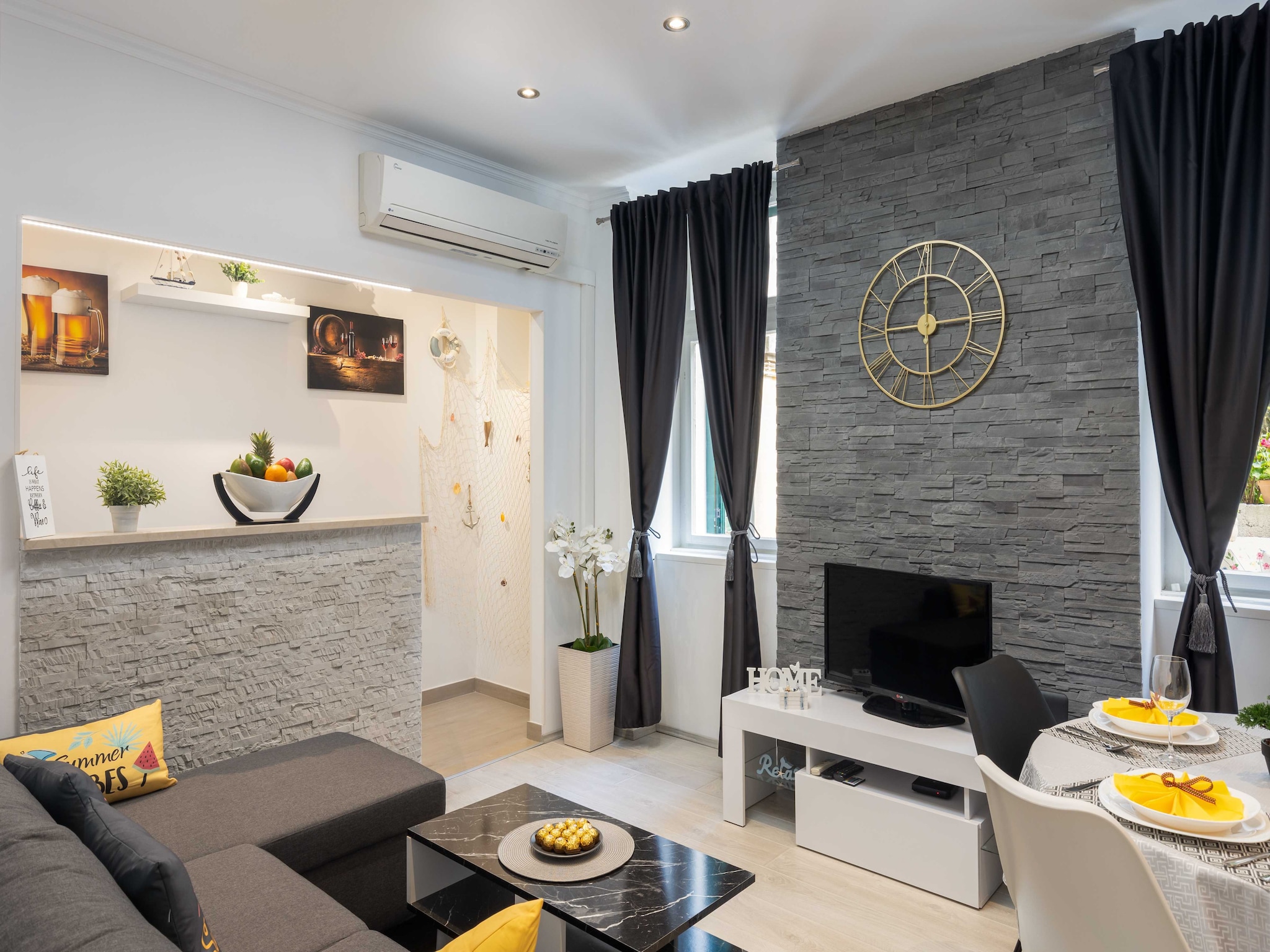 Apartmá Apartment Porat - One Bedroom Apartment with Terra