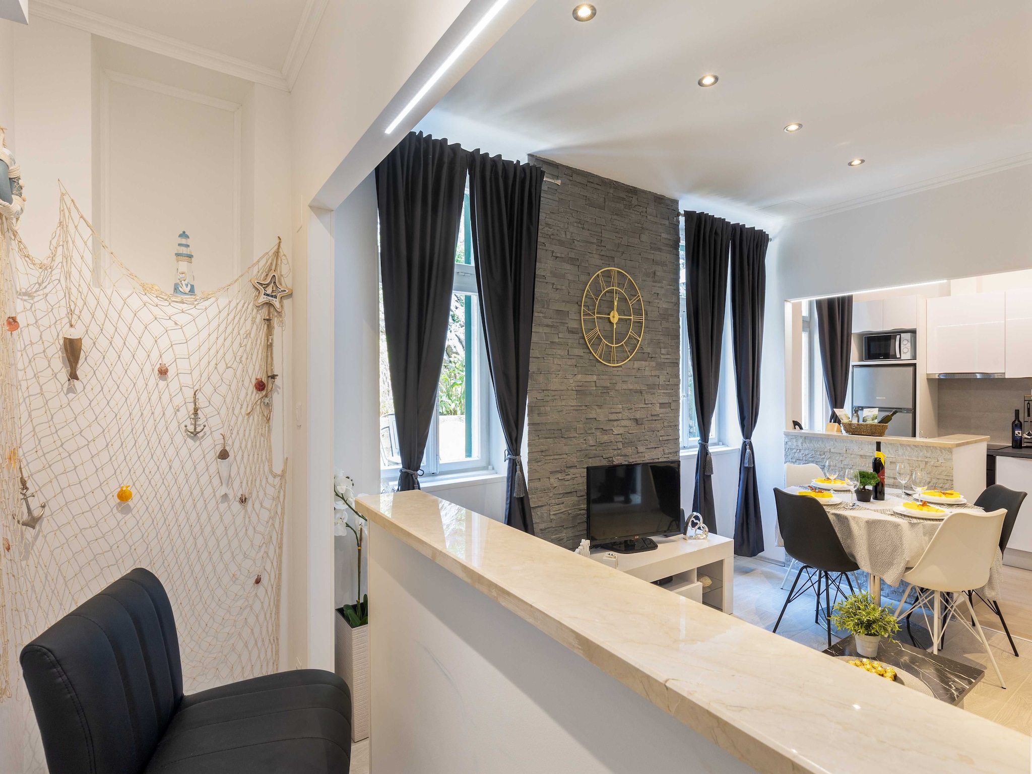 Apartmá Apartment Porat - One Bedroom Apartment with Terra