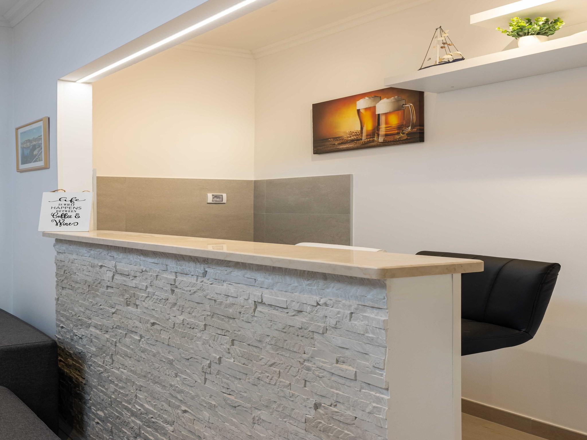 Apartmá Apartment Porat - One Bedroom Apartment with Terra