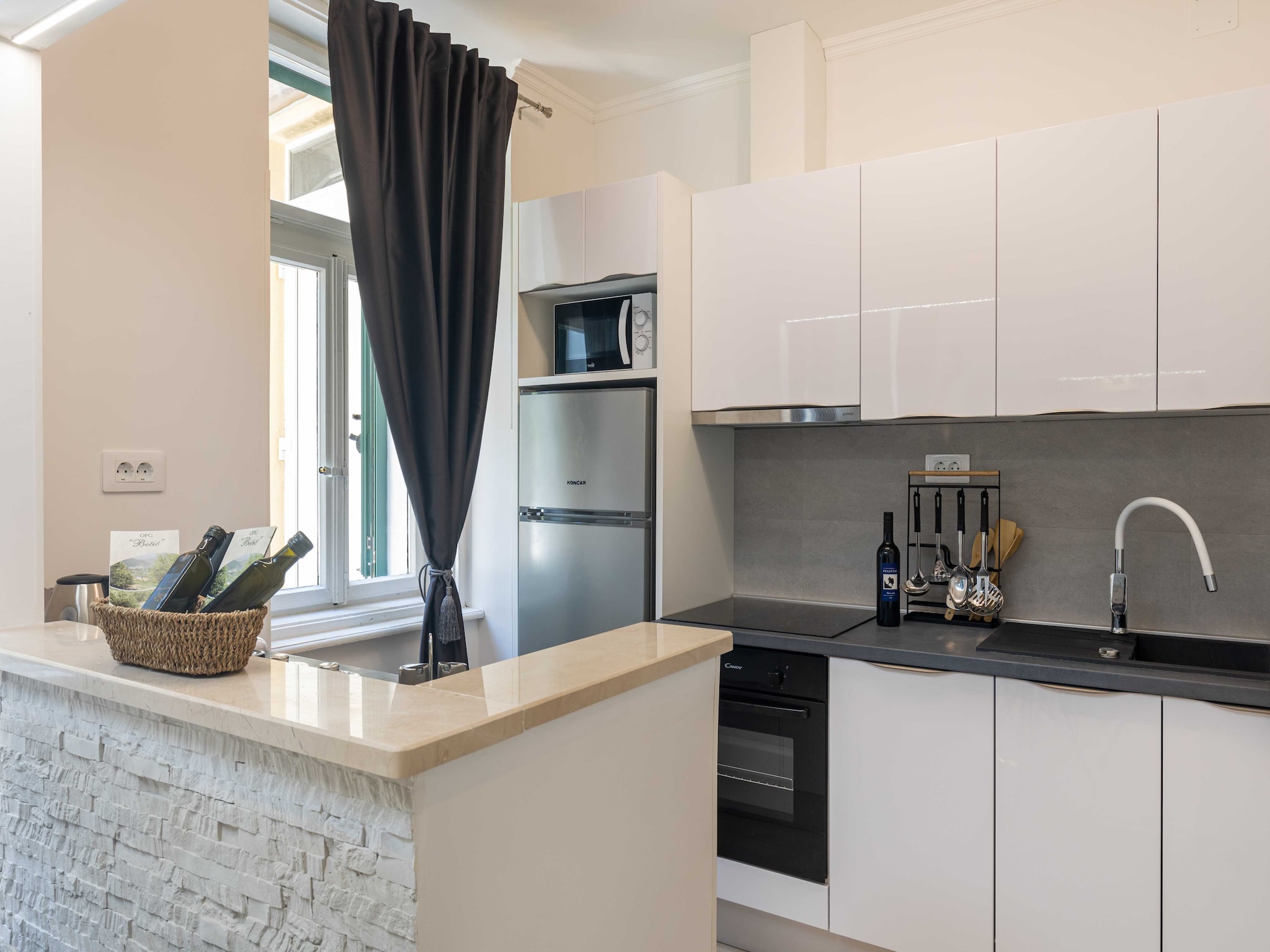 Apartmá Apartment Porat - One Bedroom Apartment with Terra