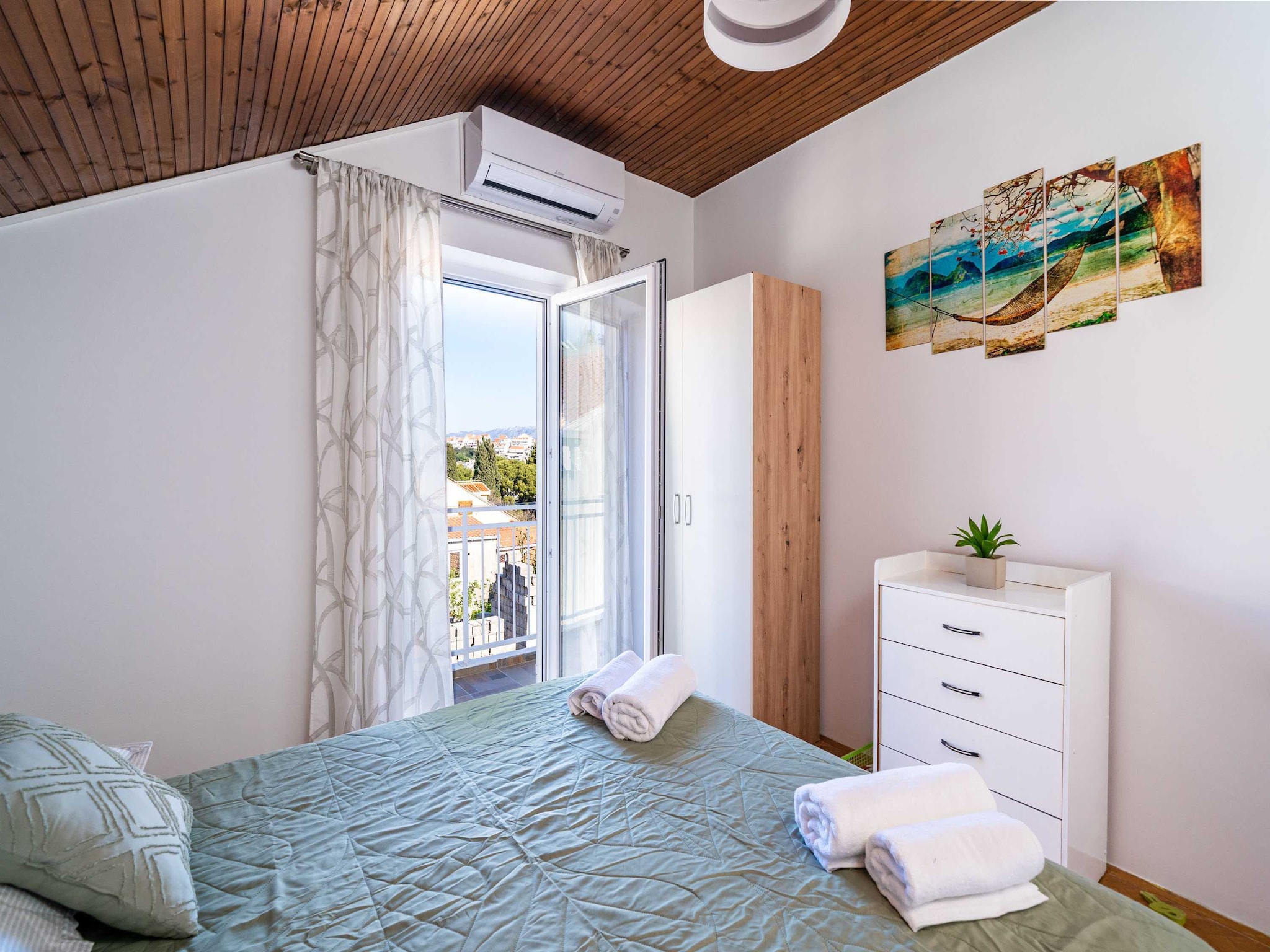 Apartmá Apartment Dorica - One Bedroom Apartment with Terr