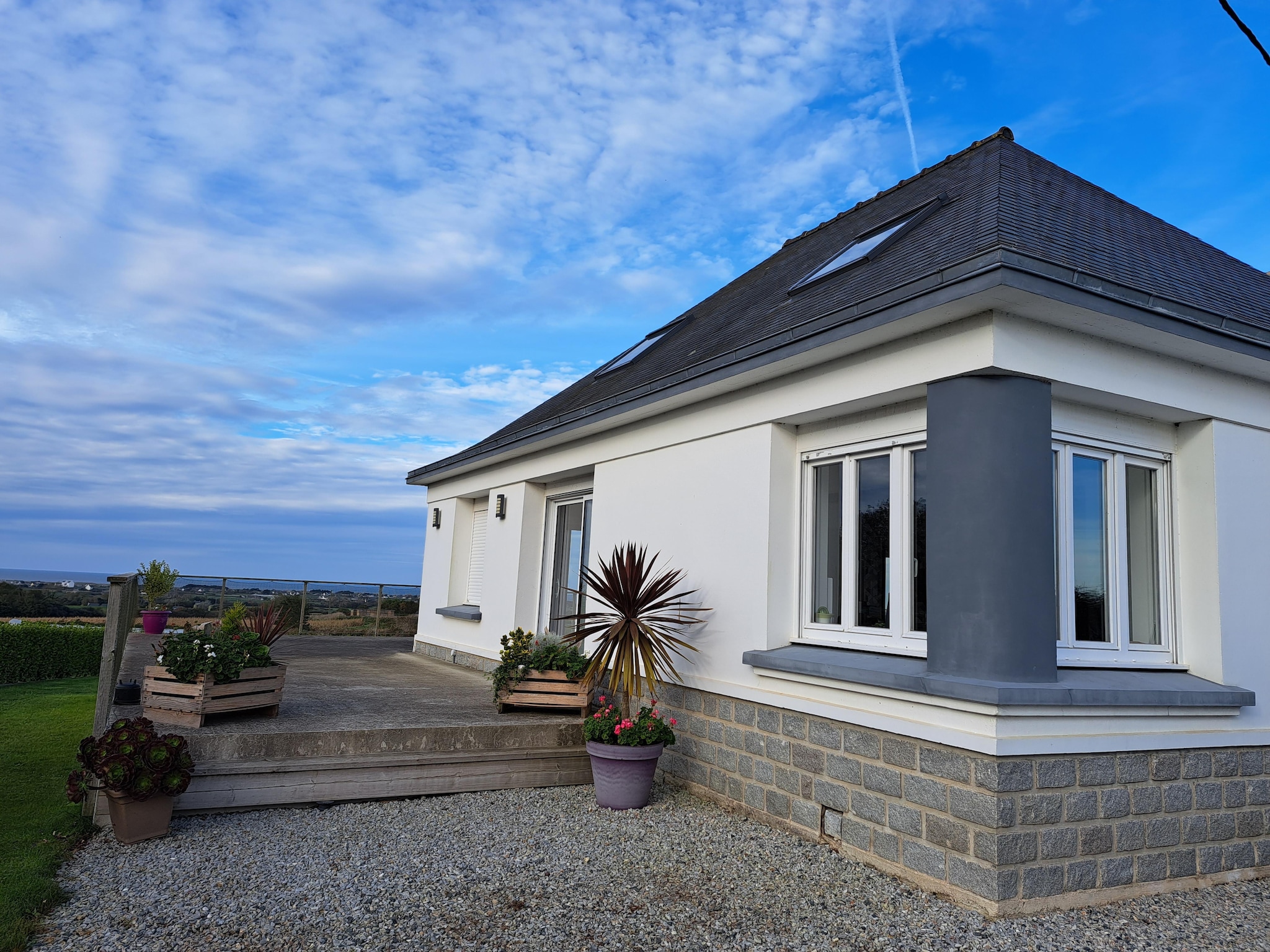   Ferienhaus mit Meerblick Cléder 4 Pers