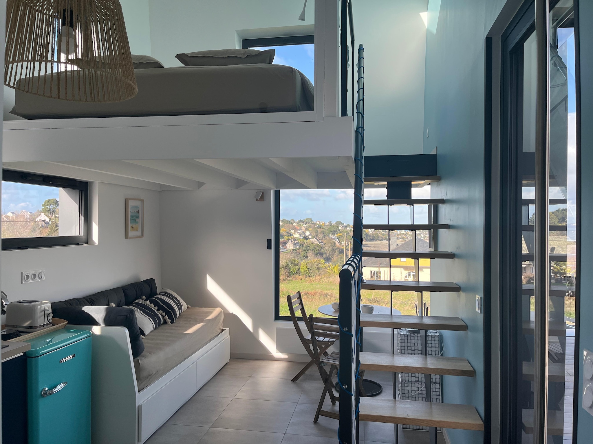   Villa d'architecte avec vue mer panoramique Locqui
