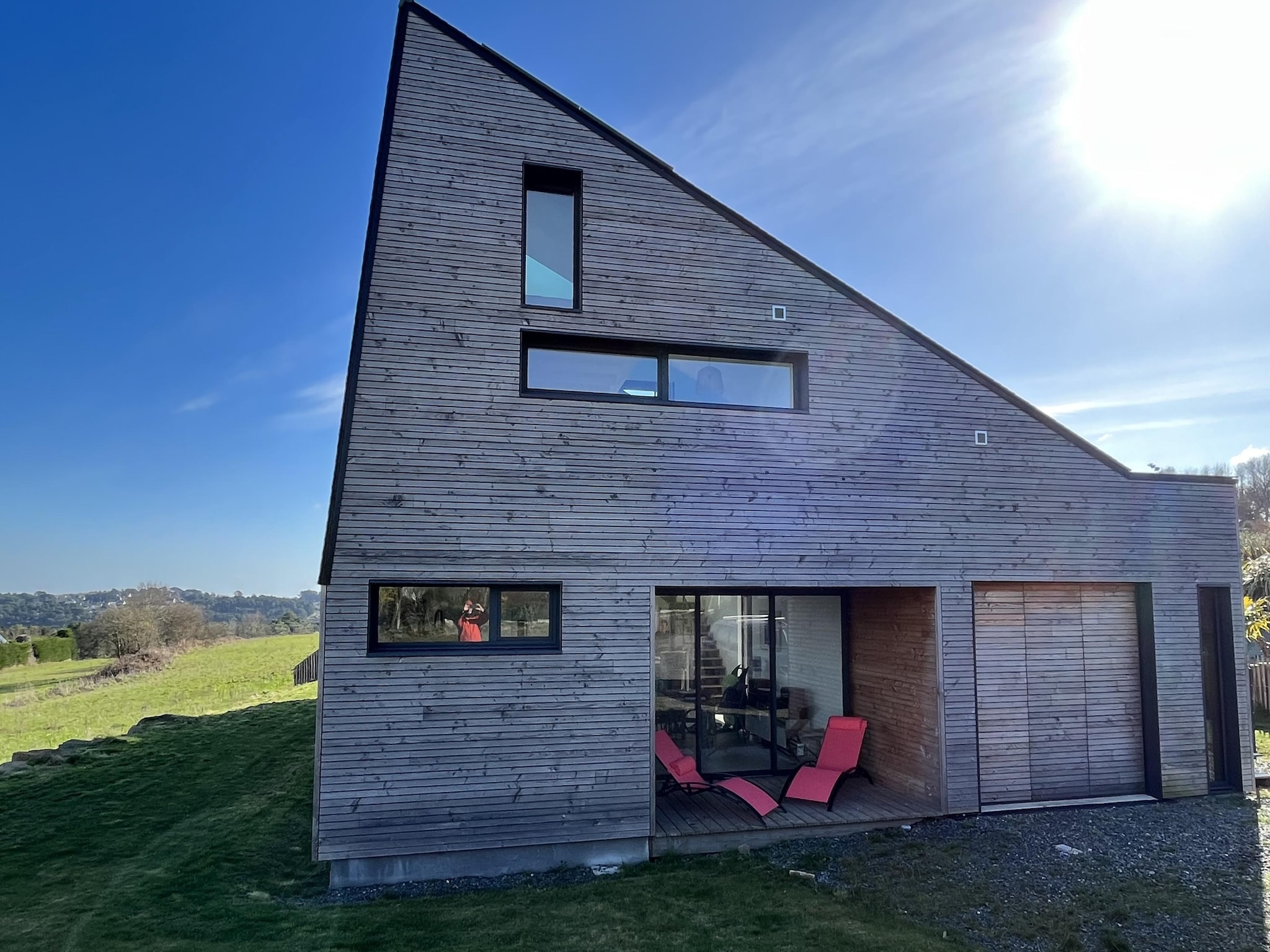   Villa d'architecte avec vue mer panoramique Locqui
