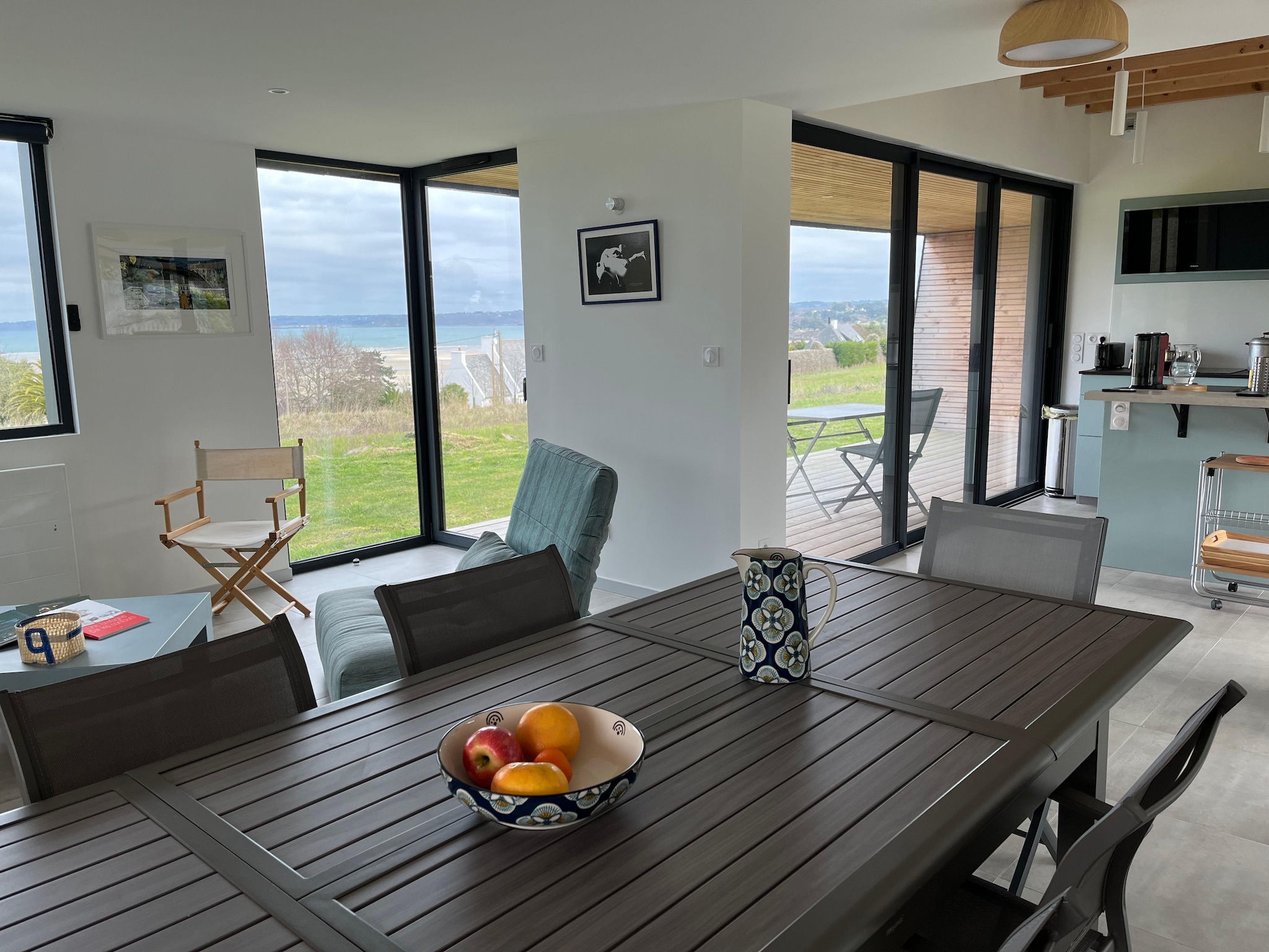   Villa d'architecte avec vue mer panoramique Locqui