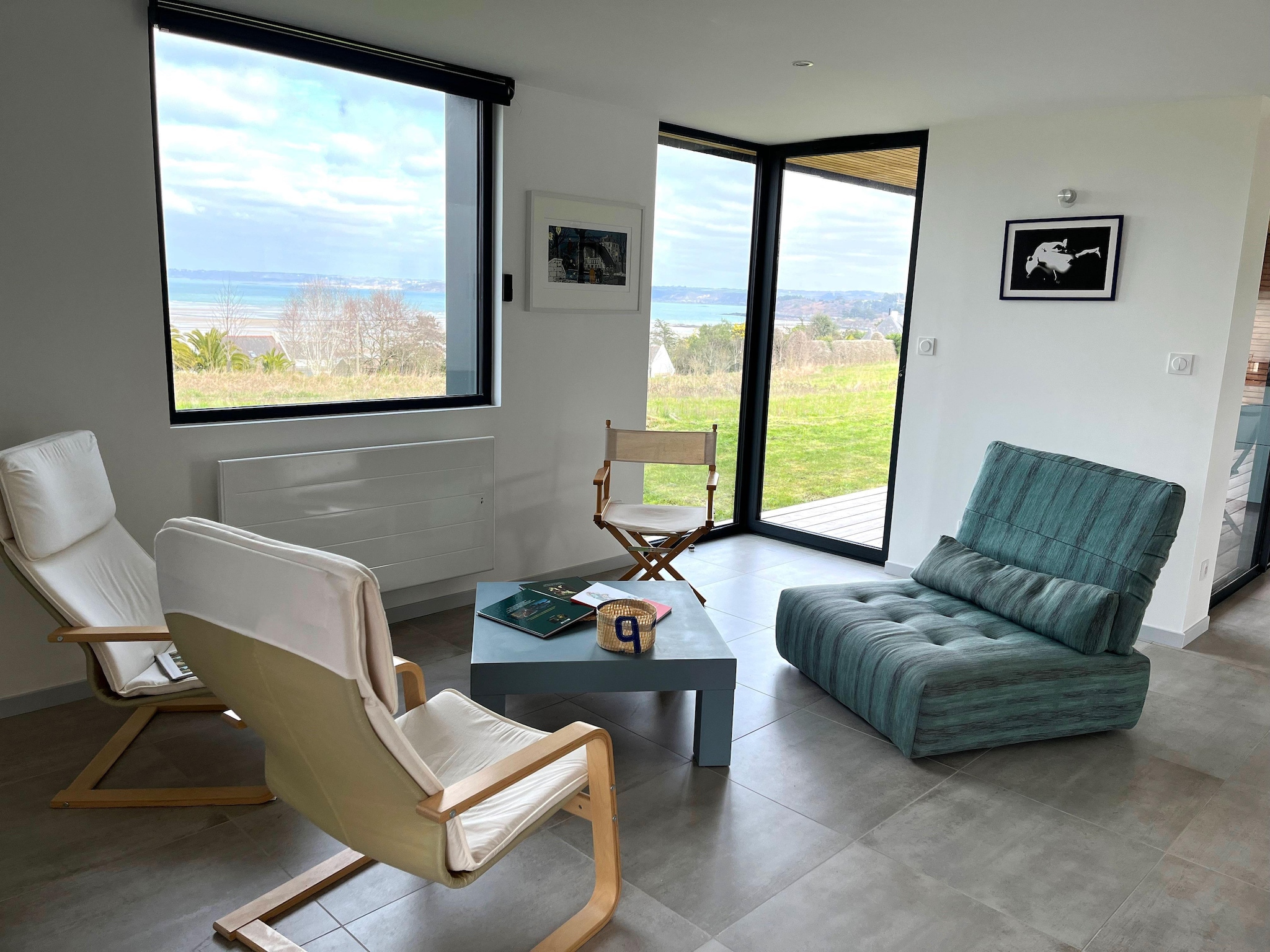   Villa d'architecte avec vue mer panoramique Locqui